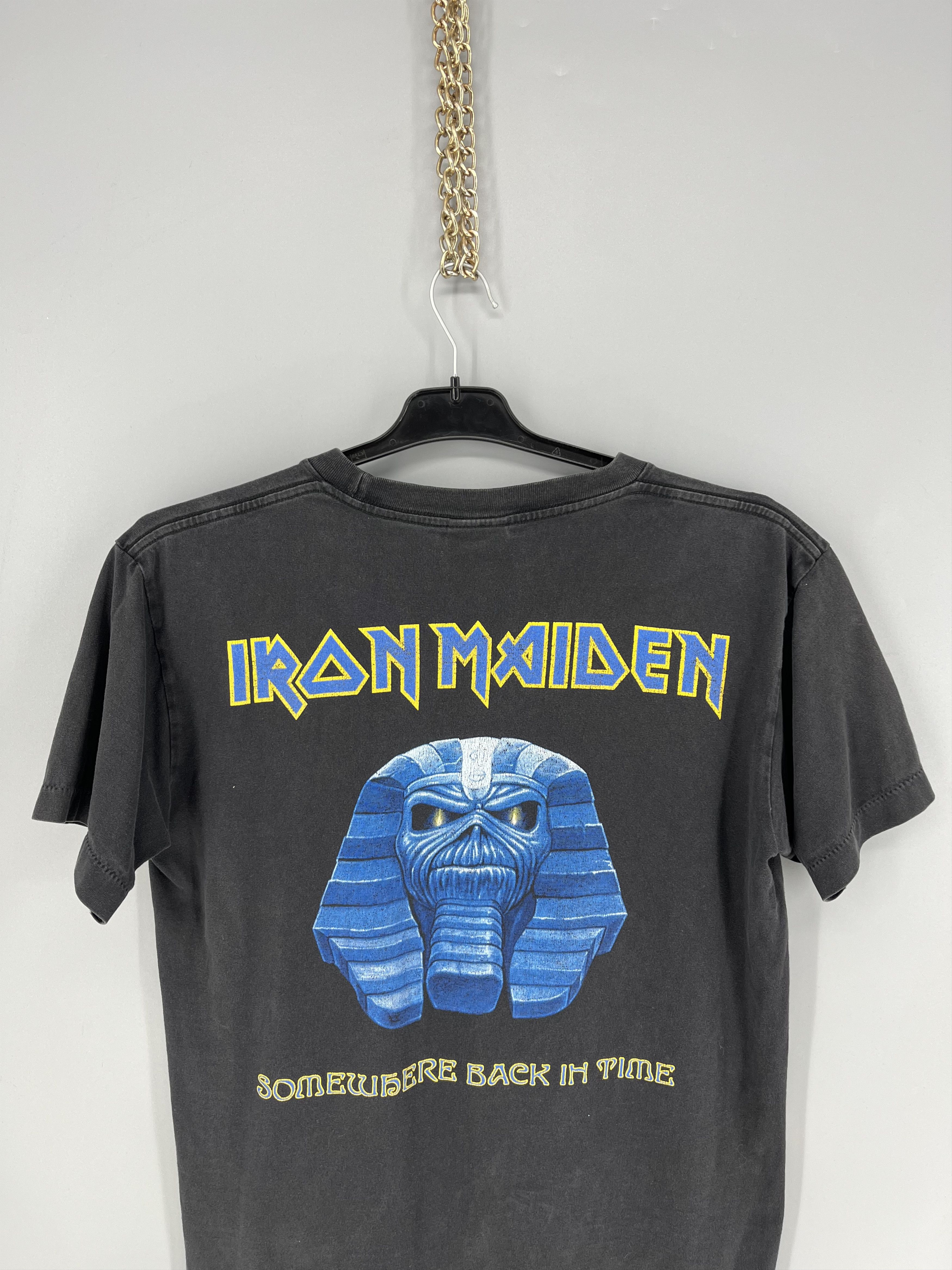 Iron Maiden Vintage Iron Maiden Double Sided Tee Vtg 90s Travis Size US M / EU 48-50 / 2 - 13 Thumbnail