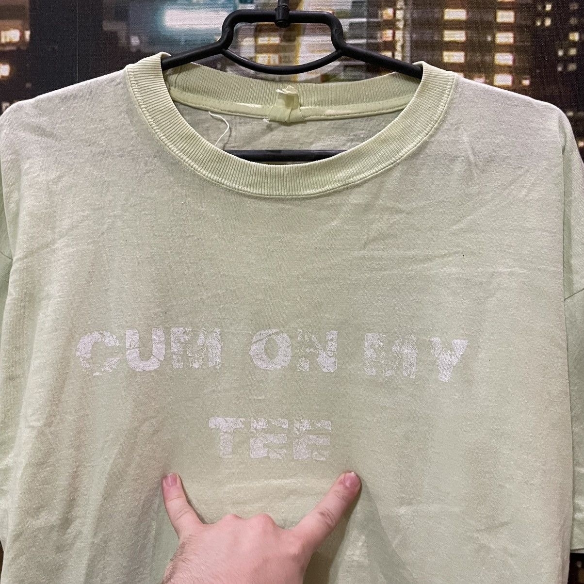 Vintage Vintage 90s Sun Faded Graphic Tee Cream Workwear Grunge L Size US L / EU 52-54 / 3 - 3 Thumbnail