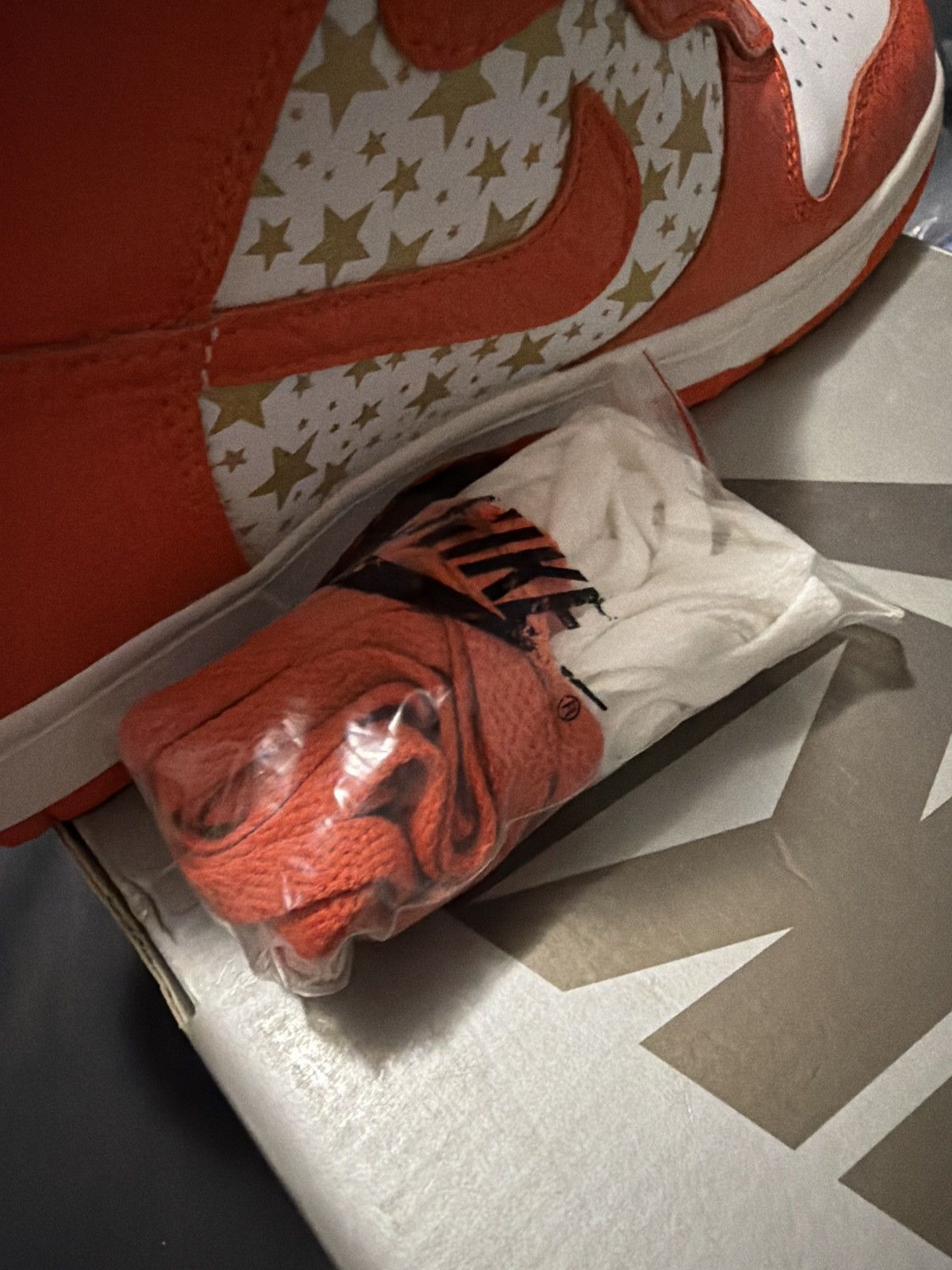 Nike × Supreme Supreme Dunk High Orange Stars Size US 10 / EU 43 - 9 Thumbnail