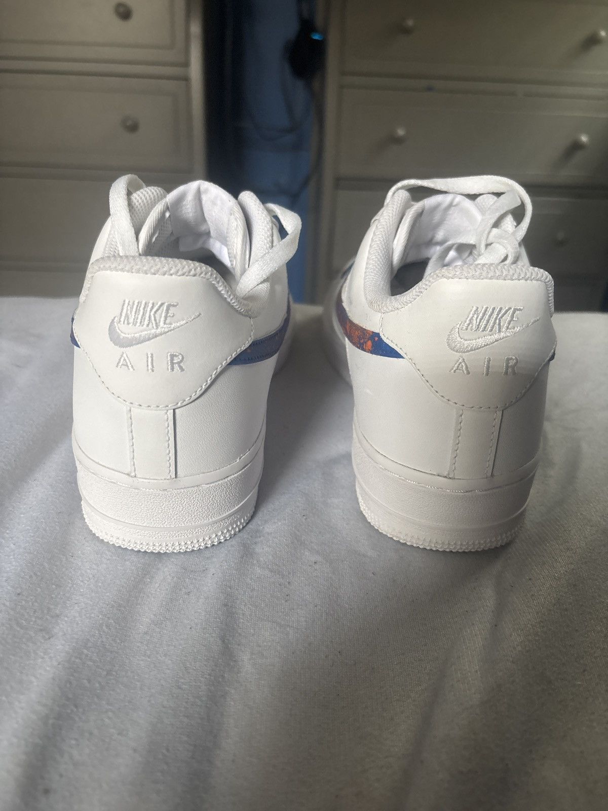 Nike Custom NY Knicks Air Force 1 ‘07 Size US 11 / EU 44 - 4 Thumbnail