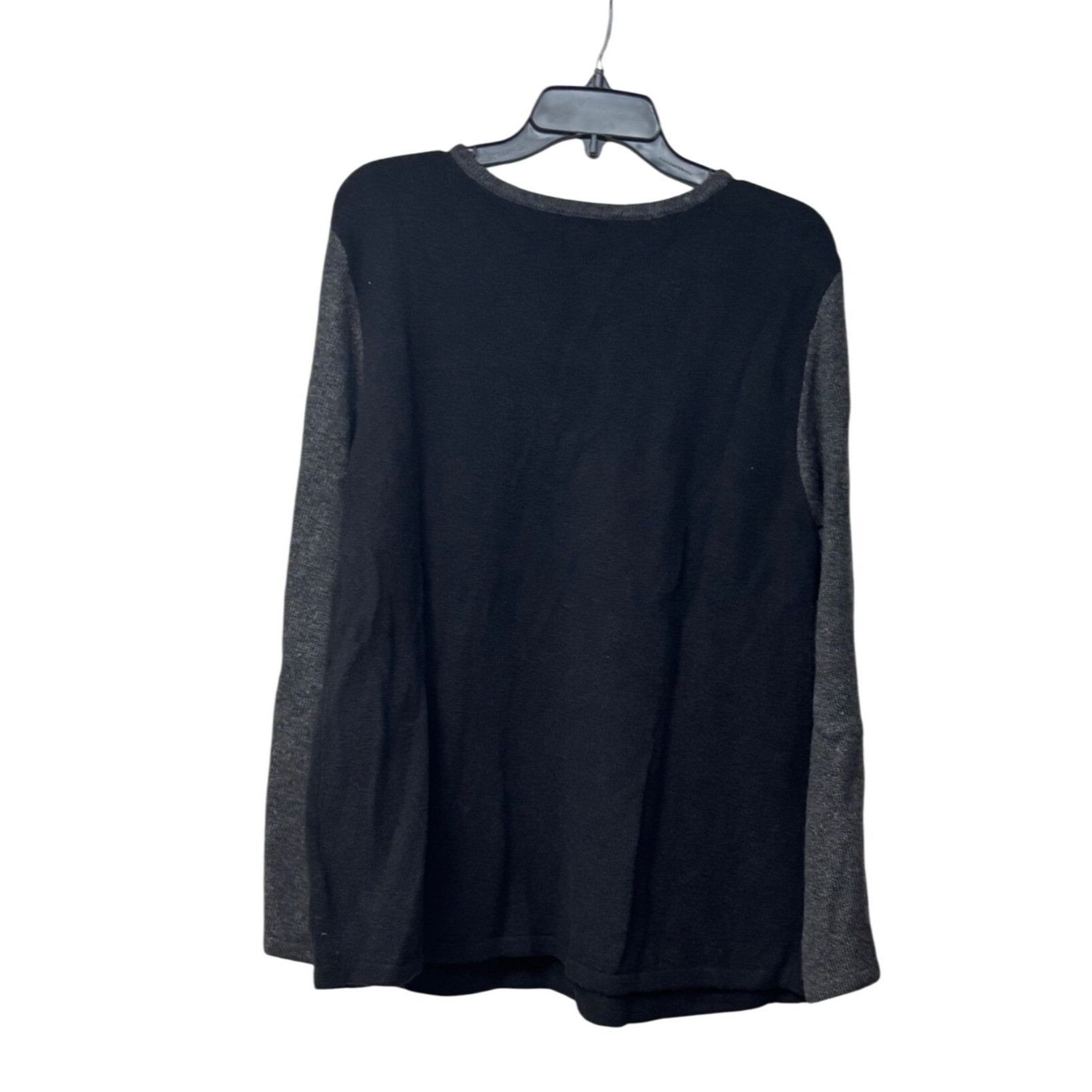 Other Style & Co Mixed Stitch Color block Sweater Tunic, Charcoal Size XL / US 12-14 / IT 48-50 - 10 Thumbnail