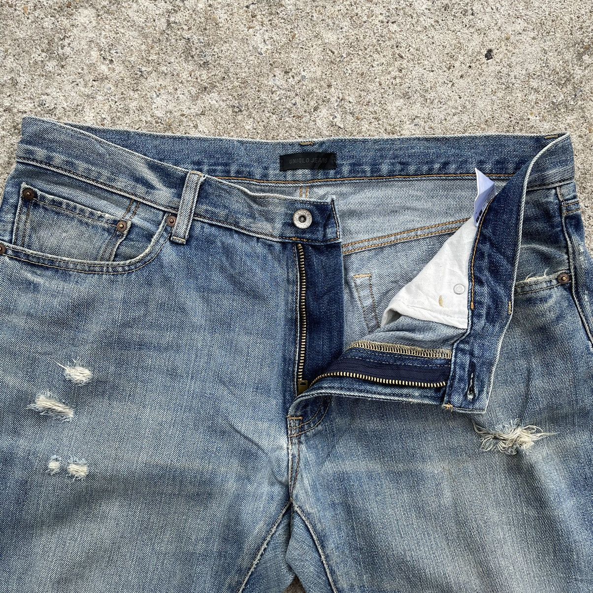 Japanese Brand × Jean × Uniqlo 🔥 Uniqlo Rusty Distressed Denim W30🔥 Size US 30 / EU 46 - 7 Thumbnail