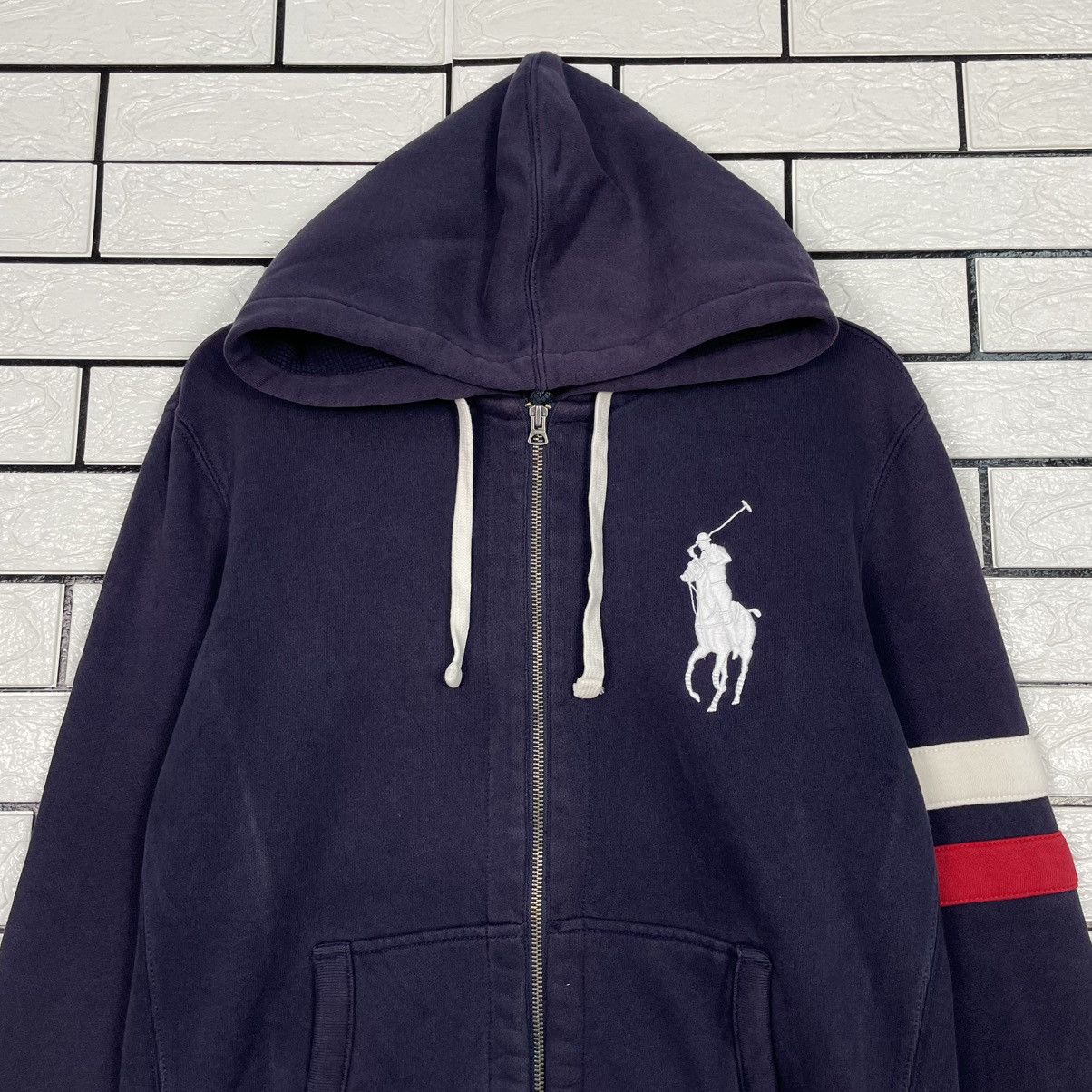 Polo Ralph Lauren Vintage Polo Ralph Lauren Zipper Hoodie Jacket Size US M / EU 48-50 / 2 - 2 Thumbnail