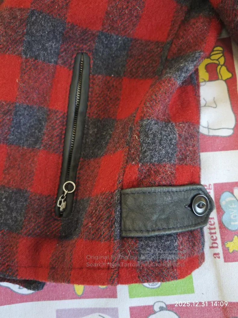 Schott Schott Wool with a leather jacket coat Size US M / EU 48-50 / 2 - 7 Thumbnail