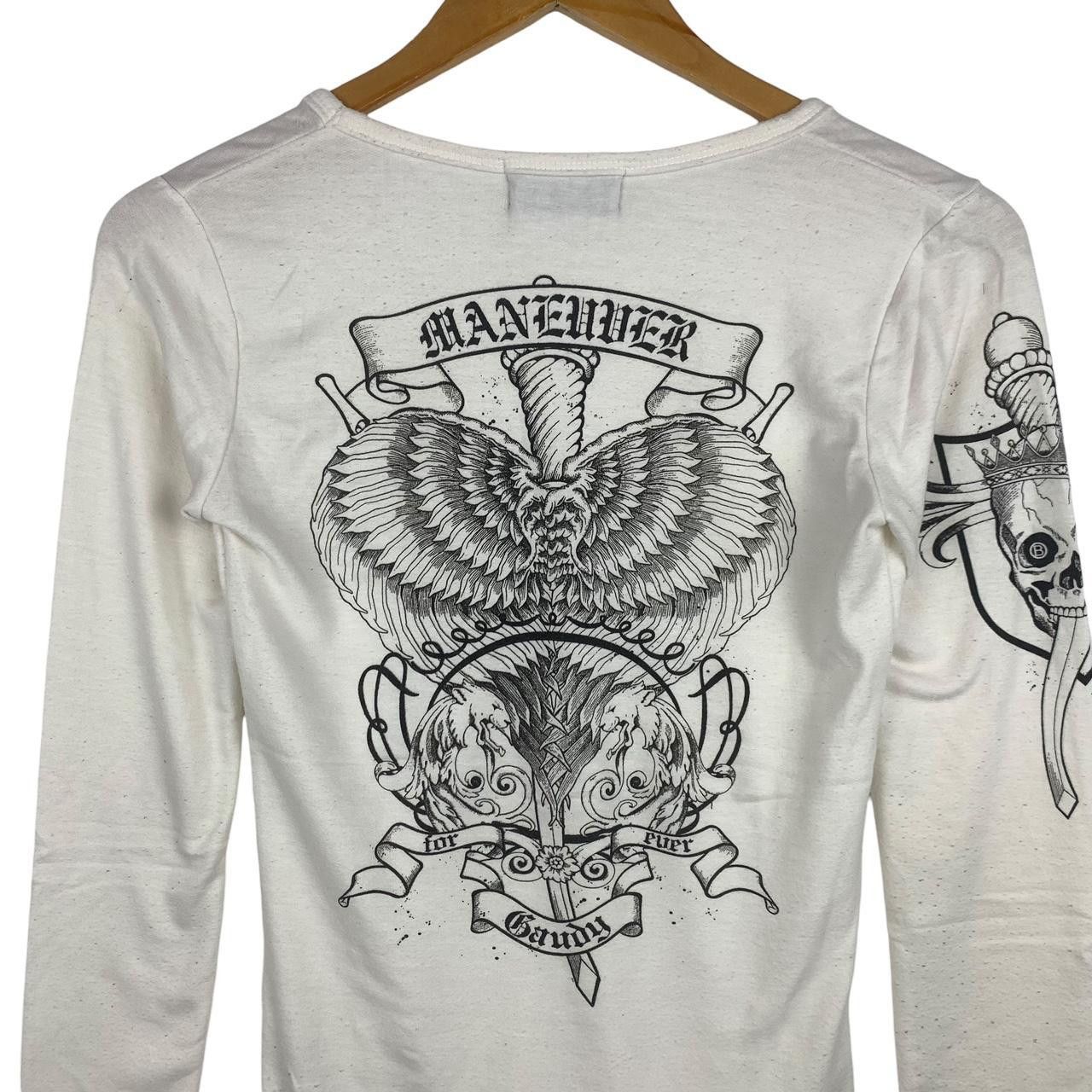 Other BOOTY TRAP JEANS Skull Bones Lion Crest Pop Art Tee Shirt Size M / US 6-8 / IT 42-44 - 6 Thumbnail