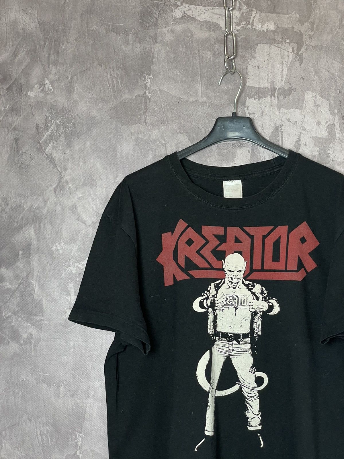 Band Tees Kreator Tee T Shirt 1990s Vintage Black Size US L / EU 52-54 / 3 - 6 Thumbnail