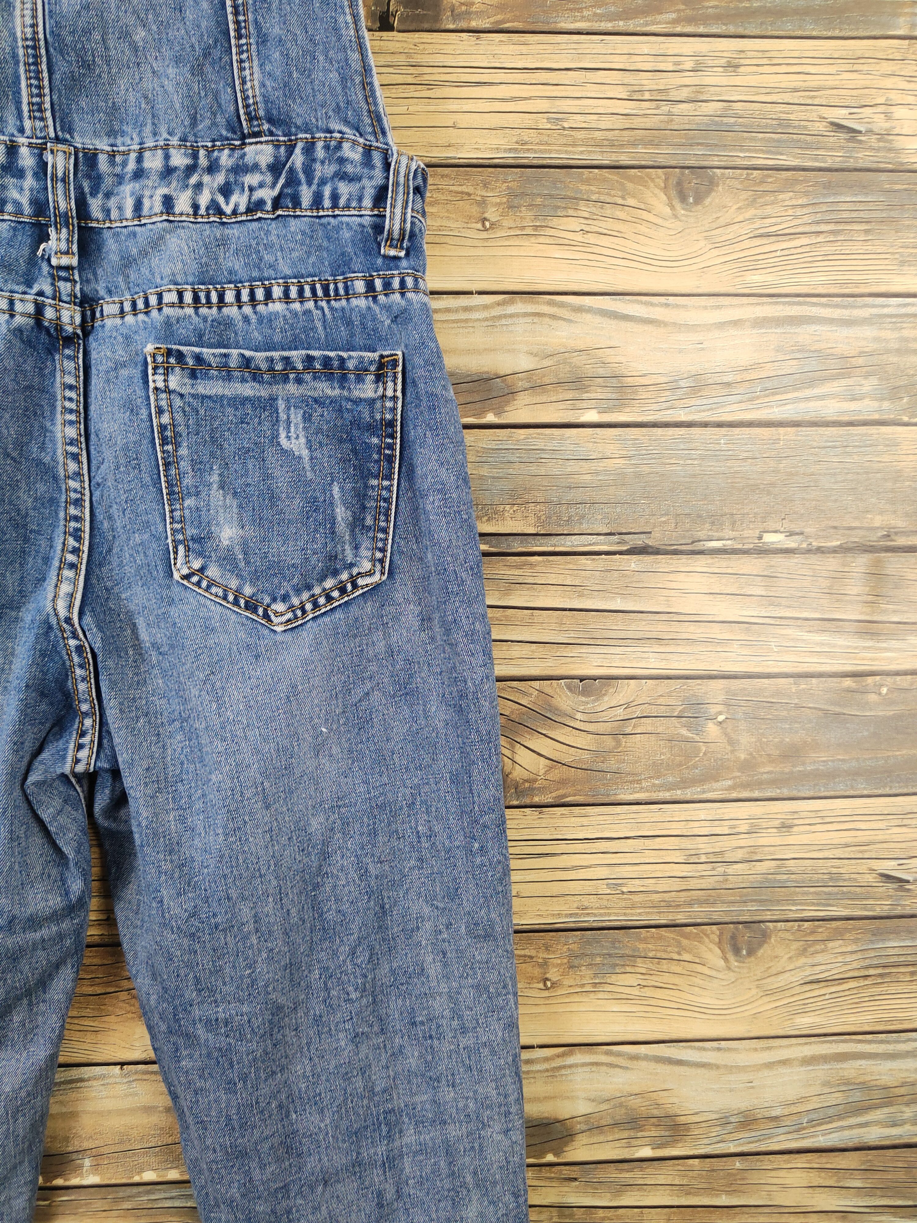 Japanese Brand × Vintage Vintage Japanese Brand Blue Denim Jumpsuits Size 31" - 15 Thumbnail