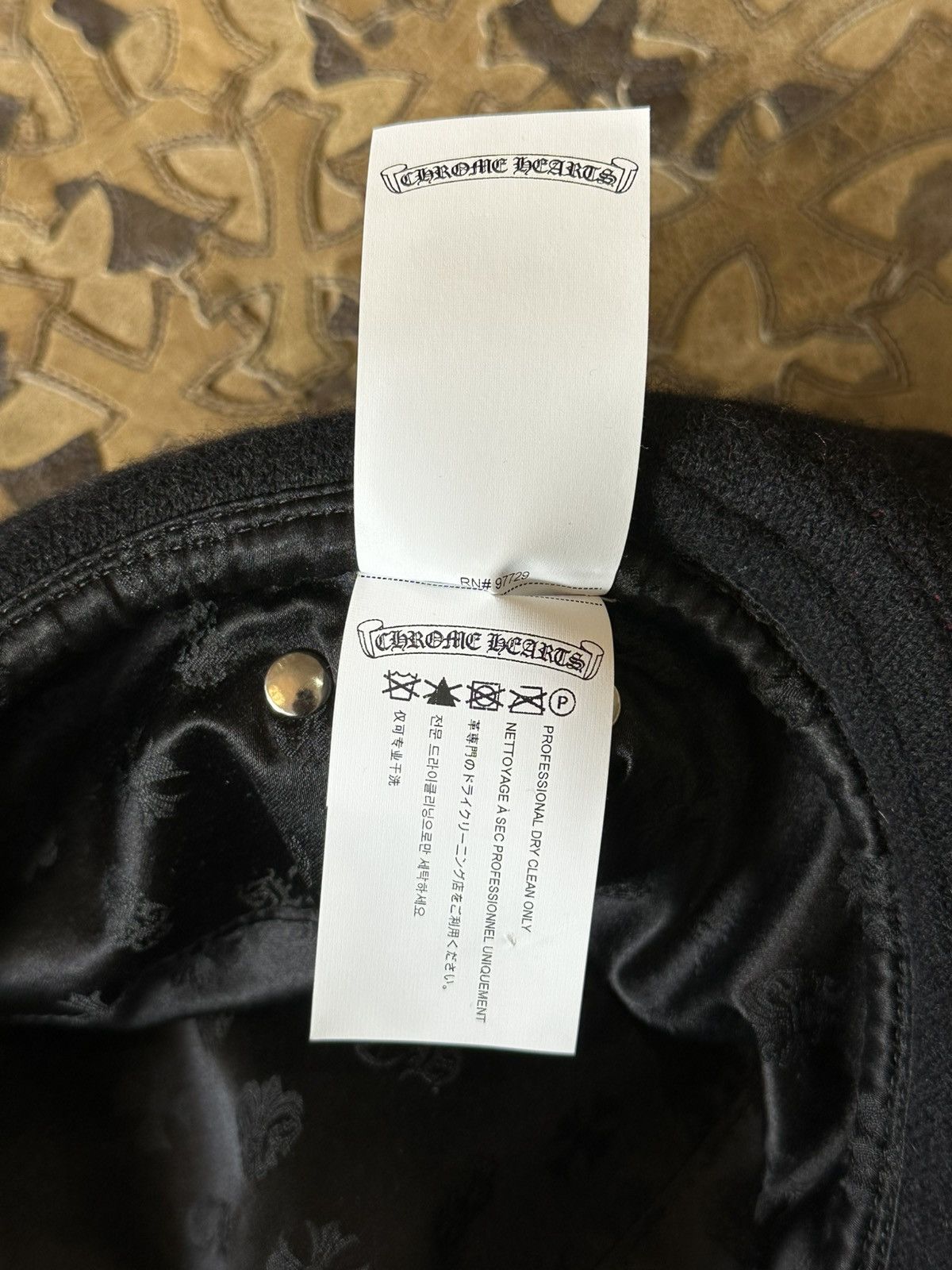 Chrome Hearts CHROME HEARTS CASHMERE CH BUCKET HAT Size ONE SIZE - 6 Thumbnail