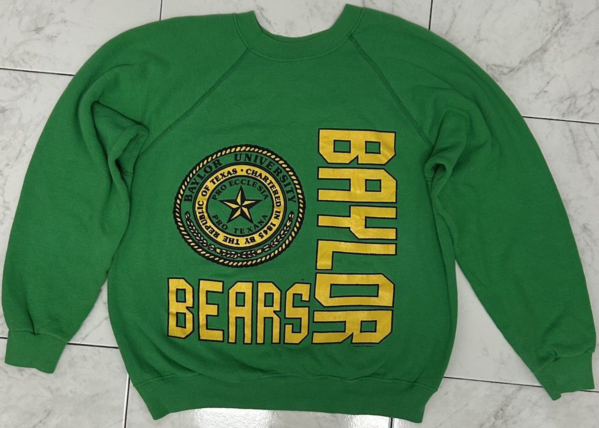 Hanes VINTAGE BAYLOR UNIVERSITY SWEATSHIRT 80s Size US L / EU 52-54 / 3 - 1 Thumbnail