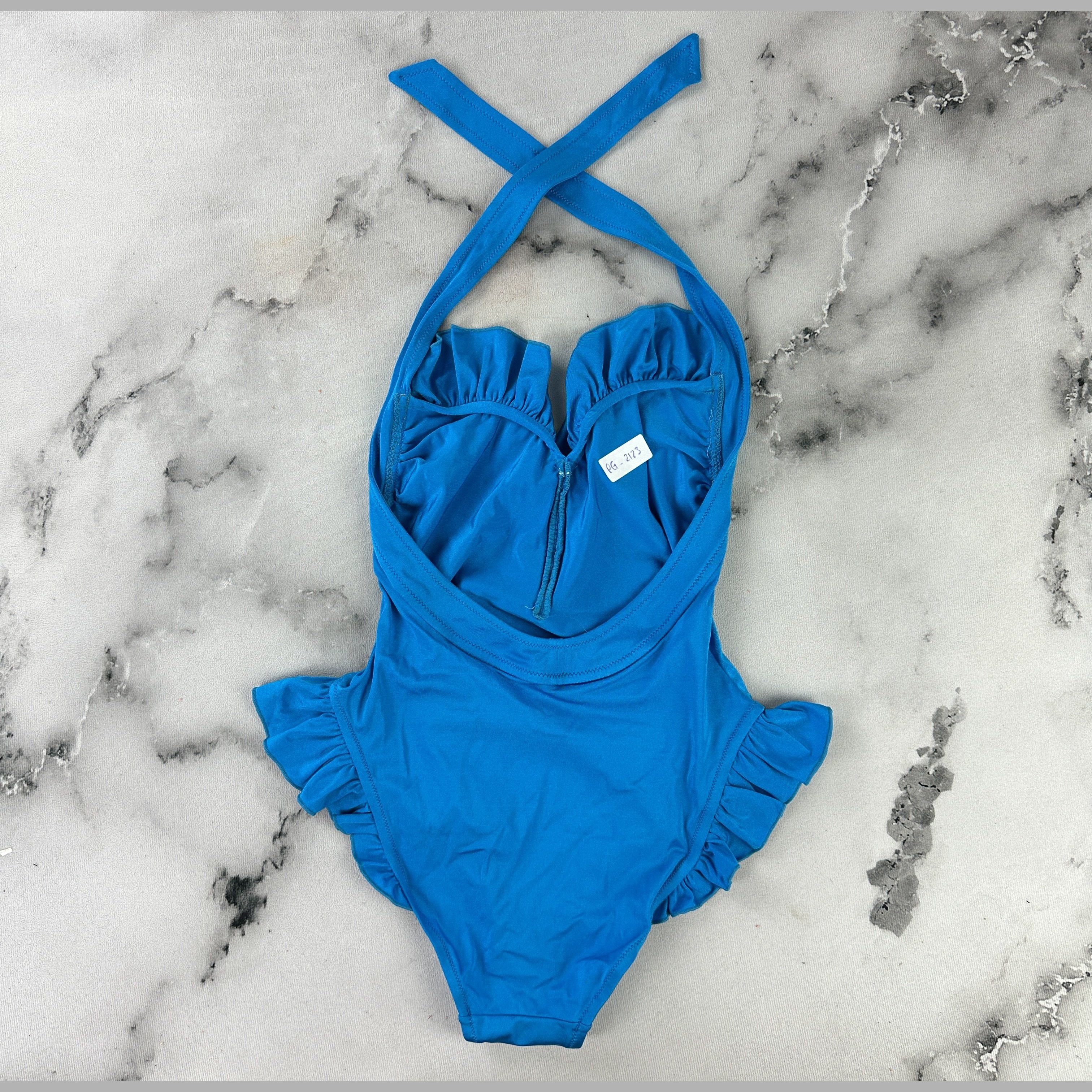 Versace Costume Intero Gianni Versace Azzurro '90s – 44 IT Size M / US 6-8 / IT 42-44 - 5 Thumbnail