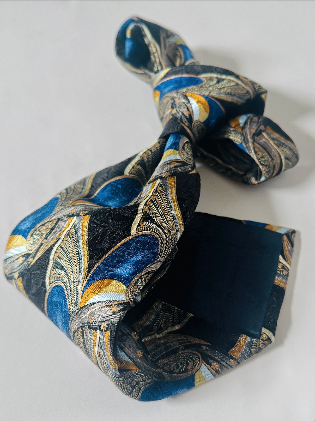 Ermenegildo Zegna Ermenegildo Zegna Silk Tie – Woven Abstract Pattern Size ONE SIZE - 2 Thumbnail