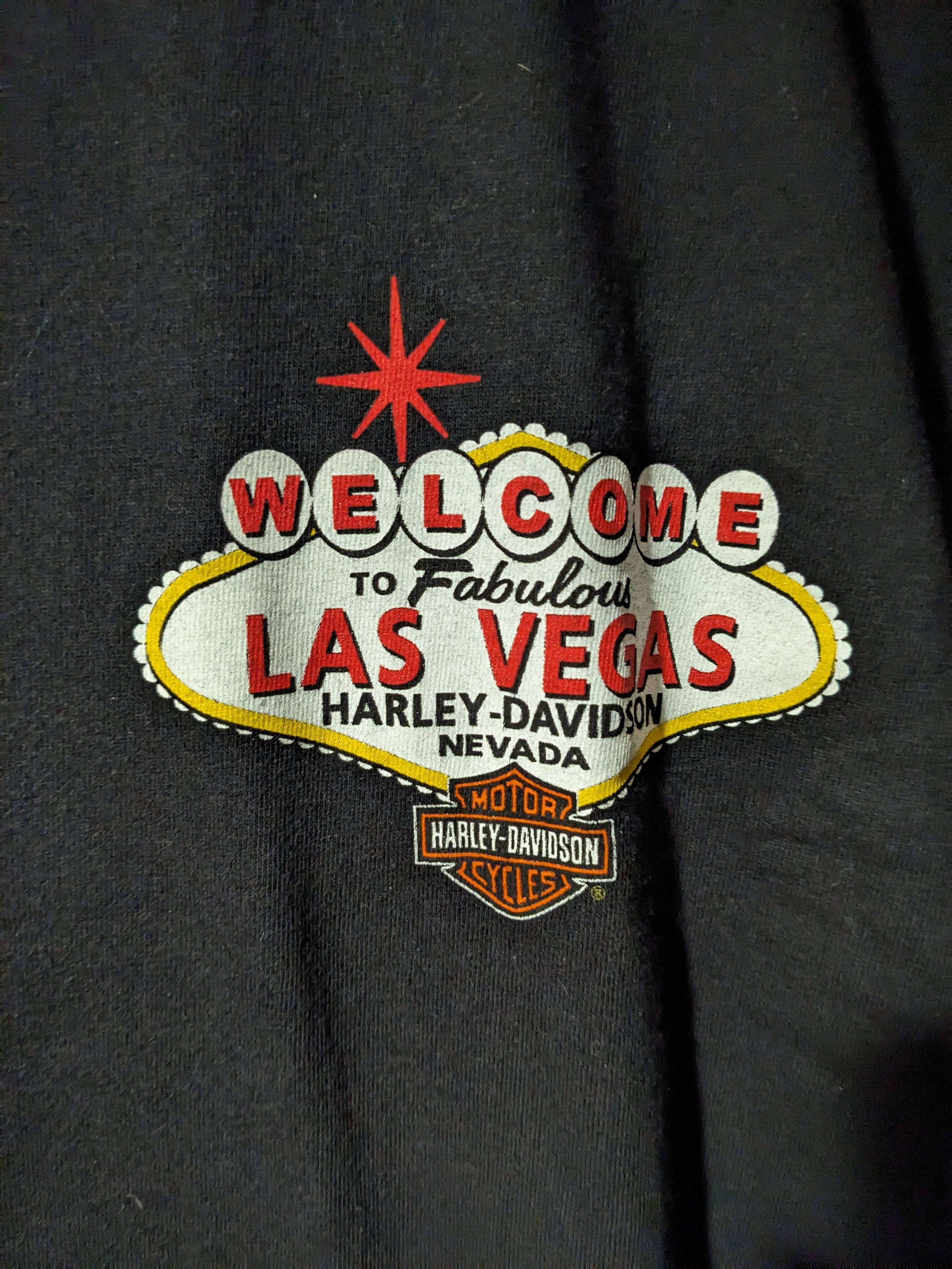 Harley Davidson Vintage 2003 Harley Davidson Motorcycle Las Vegas T-Shirt Size US L / EU 52-54 / 3 - 5 Thumbnail