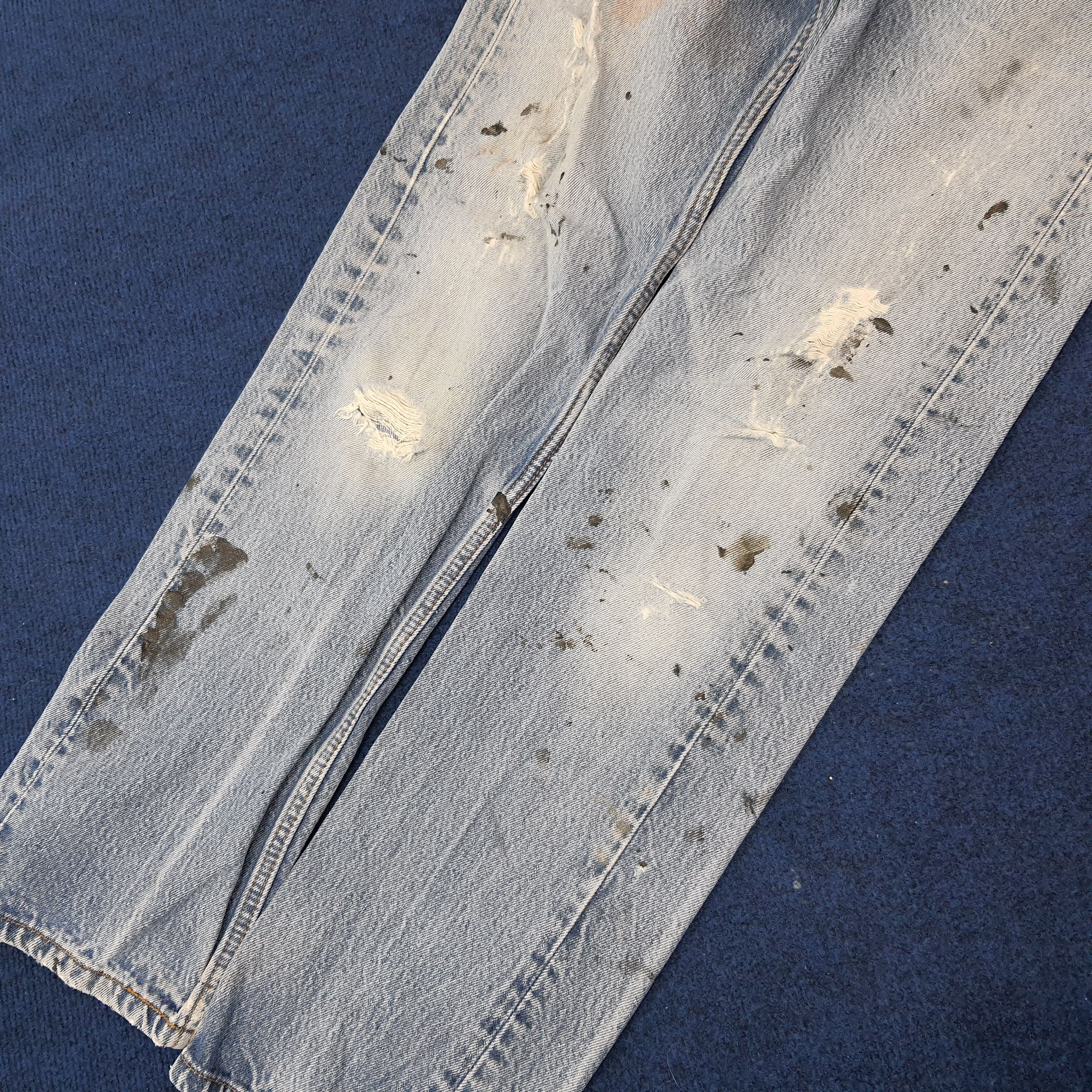 Levi's Vintage Levi's 501 Distressed with Paint Jeans C252N10 Size US 28 / EU 44 - 18 Thumbnail