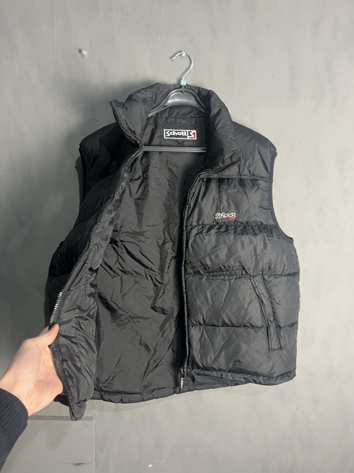 Schott Vintage Schott Down Puffer Vest Size US M / EU 48-50 / 2 - 4 Thumbnail