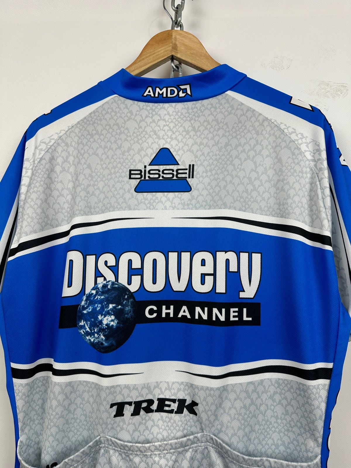 Nike 2005 Vintage Nike Discovery Channel AMD Cycling Jersey Size US XXL / EU 58 / 5 - 18 Thumbnail