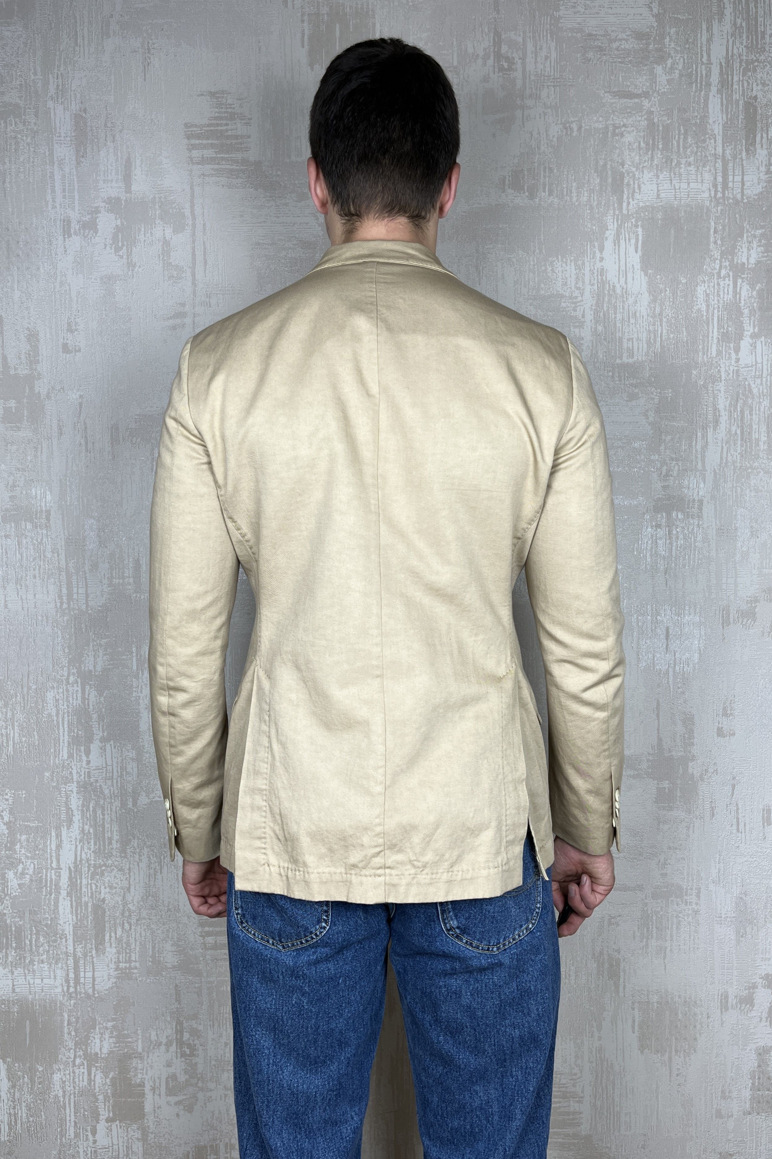 Messagerie Messagerie Double Breasted Blazer Cotton Linen Size 50 Size US M / EU 48-50 / 2 - 20 Thumbnail