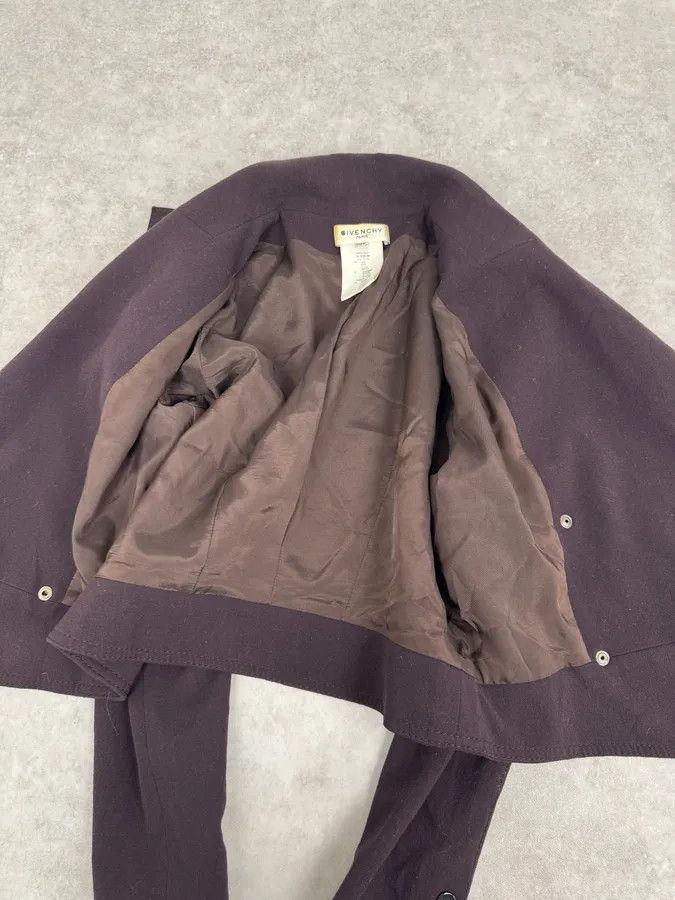 Givenchy 2000s Givenchy Mauve Purple Asymmetrical Jacket Size M / US 6-8 / IT 42-44 - 9 Thumbnail