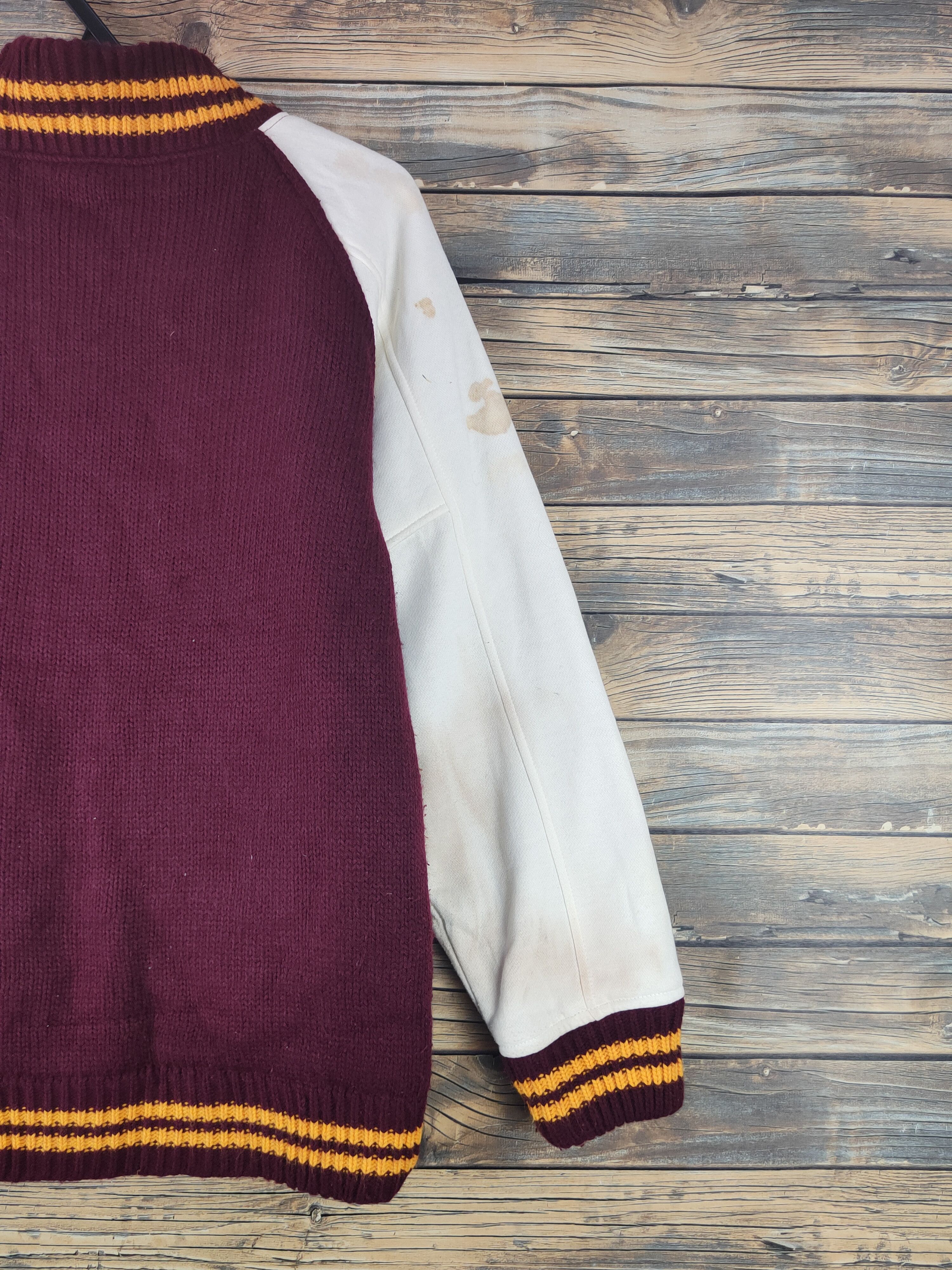 Vintage DL Japan vintage Maroon Varsity Jackets #1672 Size US M / EU 48-50 / 2 - 11 Thumbnail