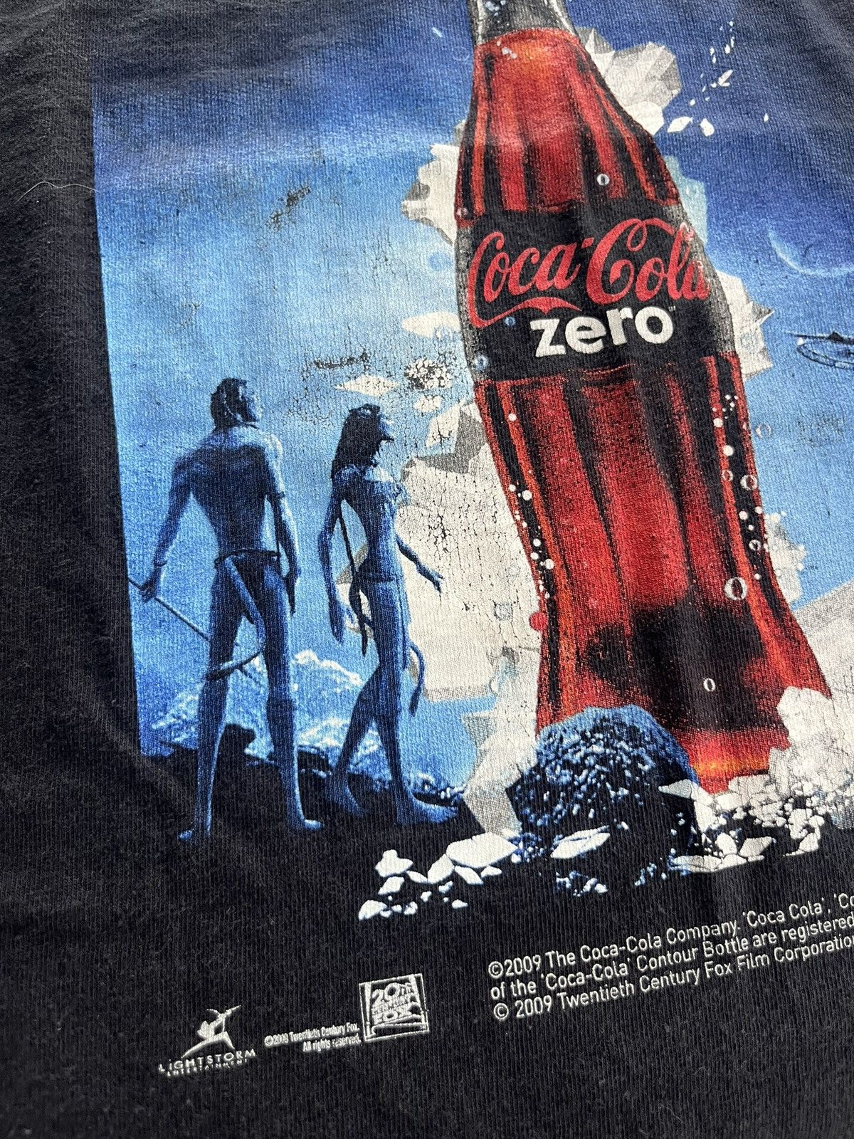 Coca Cola × Vintage Vintage AVATAR Promo by Coca Cola Zero 2009’s Film Tshirt Size US L / EU 52-54 / 3 - 8 Thumbnail