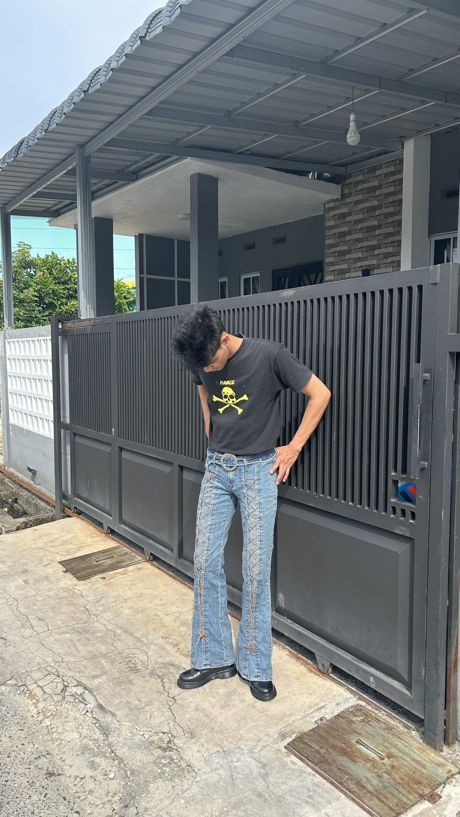 Japanese Brand Vintage Flared Denim 2HOT Size US 29 - 23 Thumbnail