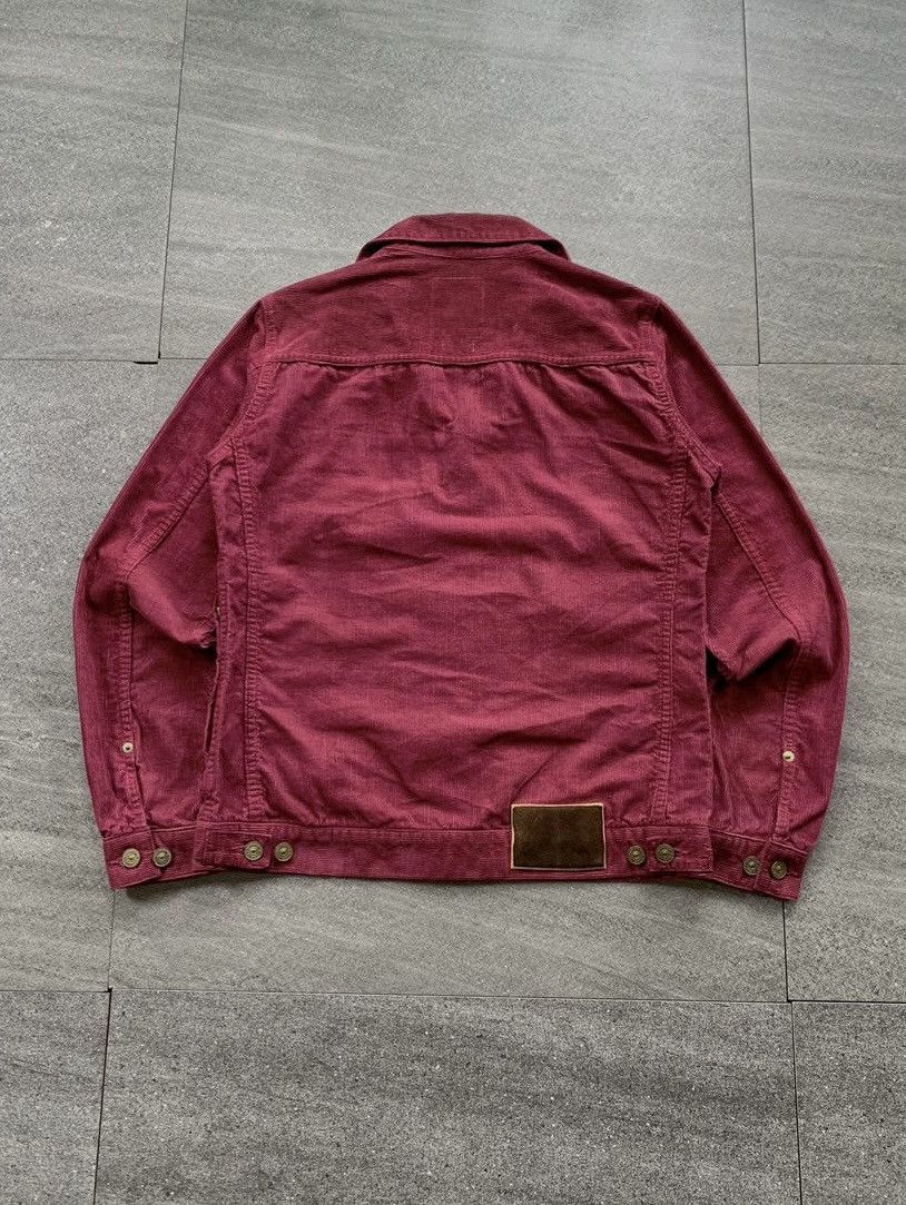 Visvim 101 Corduroy Trucker Jacket in Burgundy Size US S / EU 44-46 / 1 - 7 Thumbnail