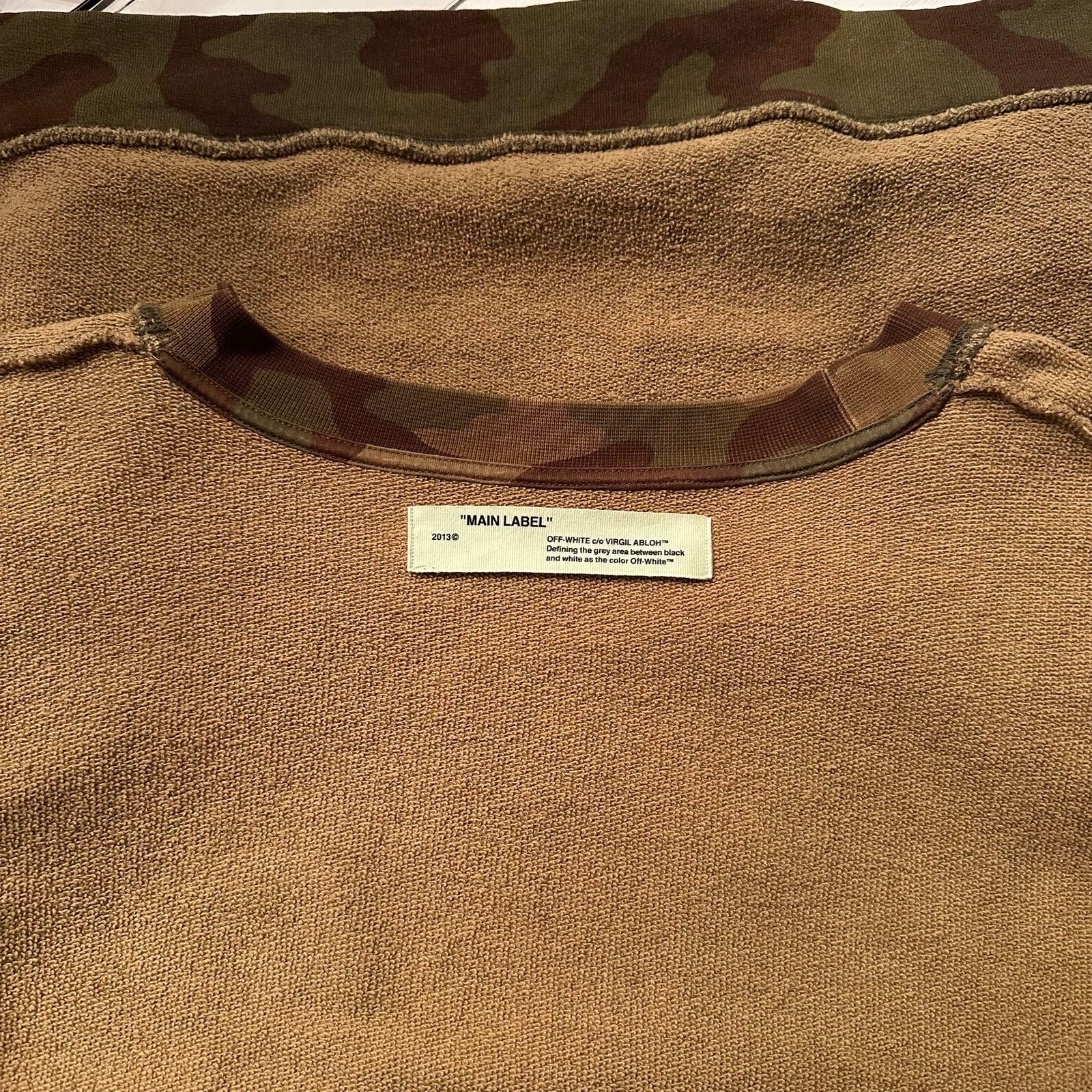 Off-White Diagonal Camouflage Long Sleeve size L Pullover Sweatshirt Size US L / EU 52-54 / 3 - 9 Thumbnail