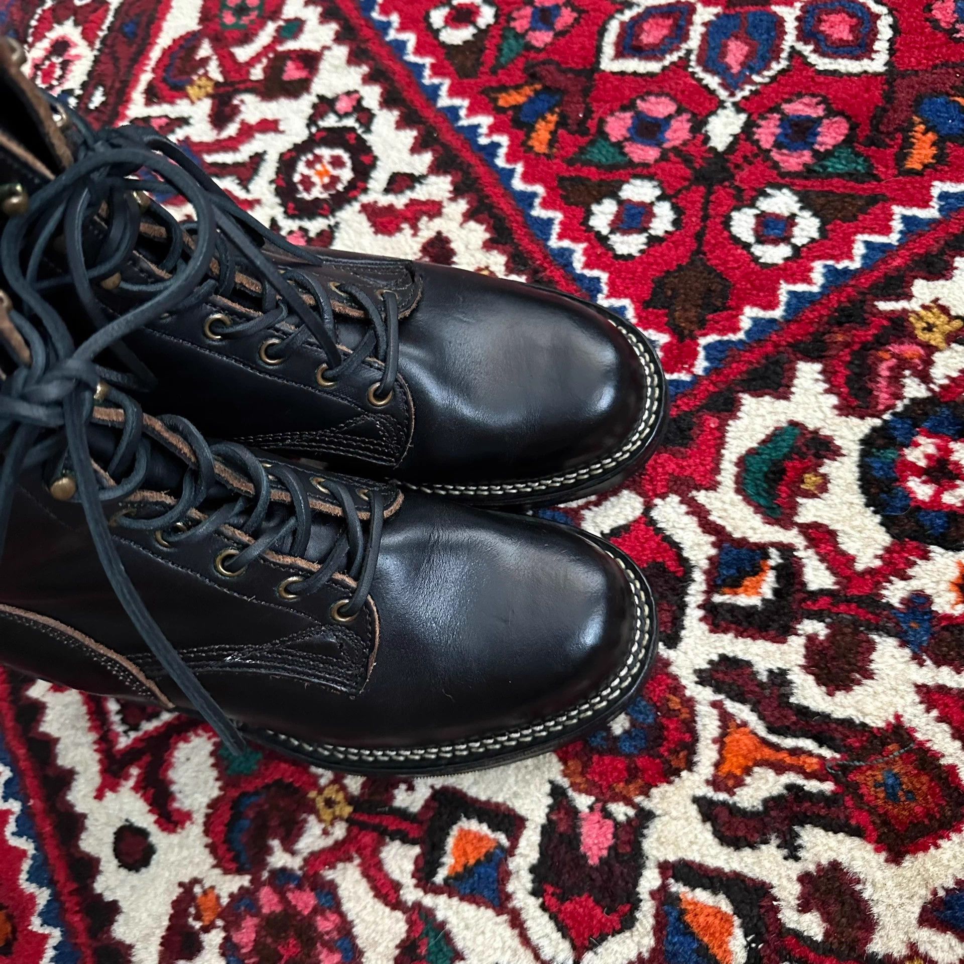 Viberg Viberg Work Boot Tea Core Leather Size 7 9.5-9.8/10 Size US 7 / EU 40 - 4 Thumbnail