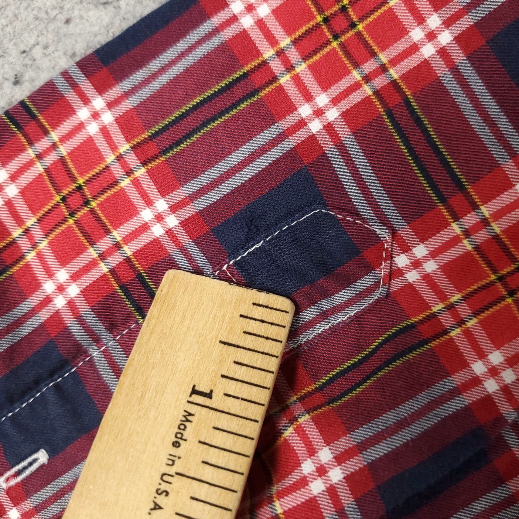Faconnable Façonnable Red Plaid Button-Up Shirt Mens Medium Long Sleeve Casual Size US M / EU 48-50 / 2 - 3 Thumbnail