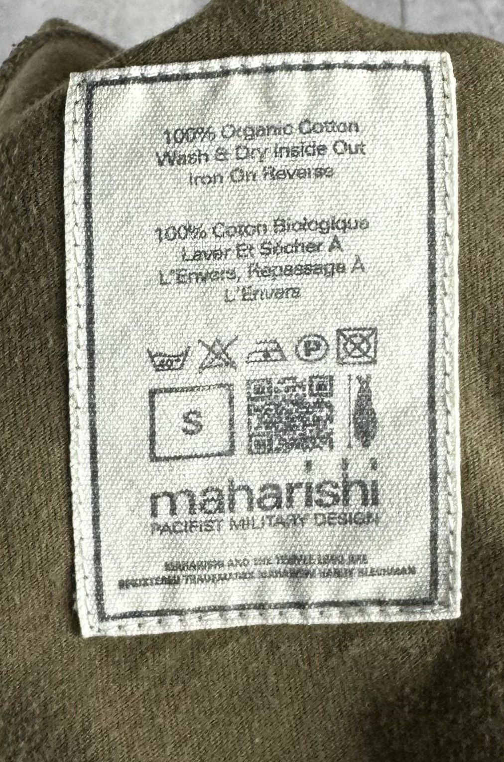 Maharishi Maharishi Mens Olive Centre Graphic Print Logo T-Shirt Size US S / EU 44-46 / 1 - 12 Thumbnail