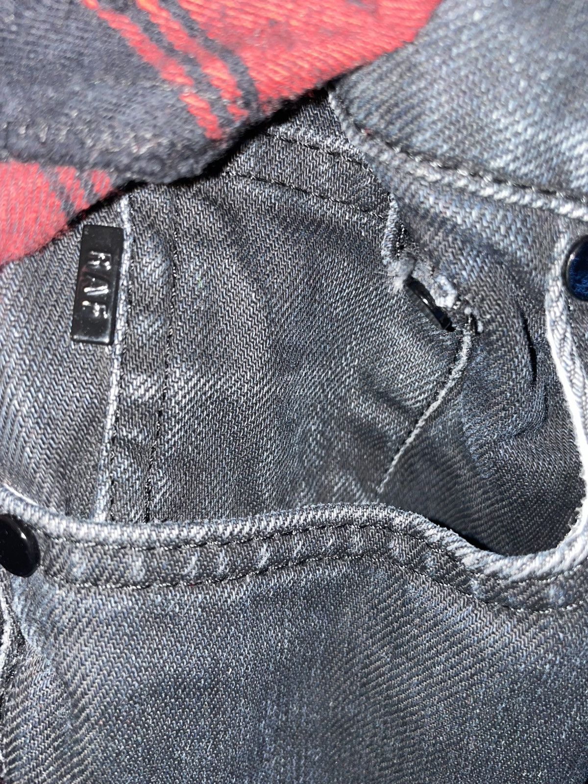 Raf by Raf Simons RAF SIMONS UNDETECTABLE FLANNEL DENIM JEANS Size US 32 / EU 48 - 3 Thumbnail