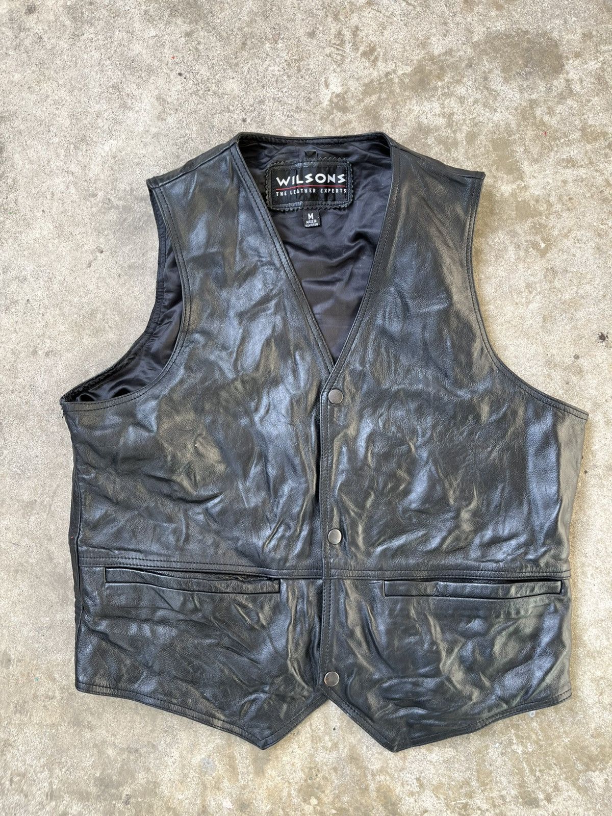 Wilsons Leather Wilson Genuine Leather Vest Size US M / EU 48-50 / 2 - 1 Thumbnail