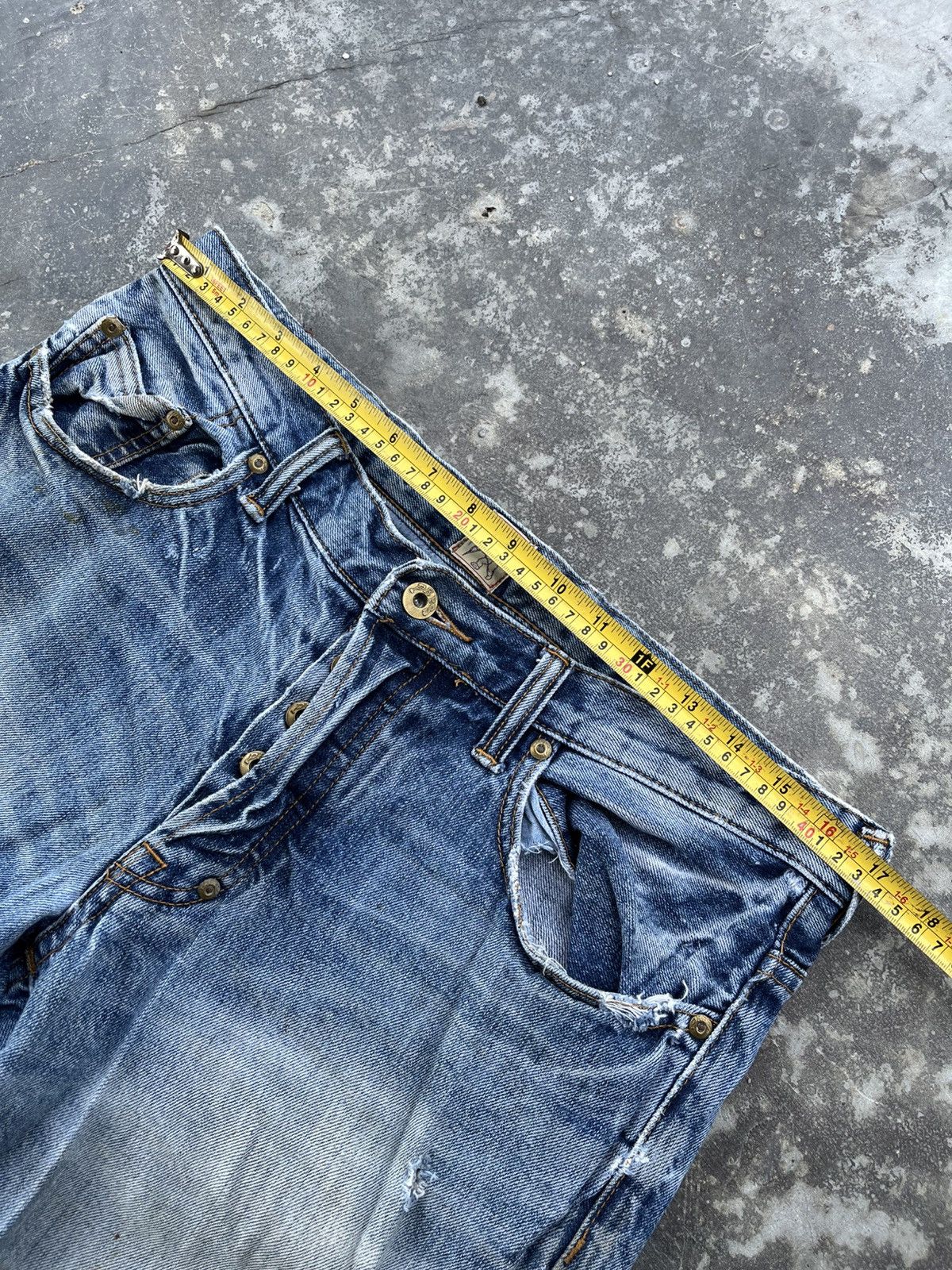 Prps × Vintage Prps Trashed Denim Size US 34 / EU 50 - 7 Thumbnail