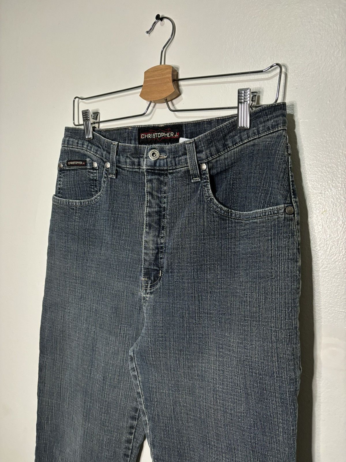 Jean × Vintage Vintage Faded Blue Denim Jeans Size US 32 / EU 48 - 2 Thumbnail