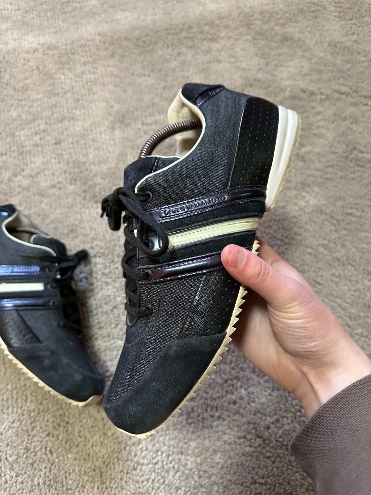 Adidas Vintage Adidas Yohji Yamamoto Y2k Low Top Leather Sneaker 43 Size US 9 / EU 42 - 2 Thumbnail