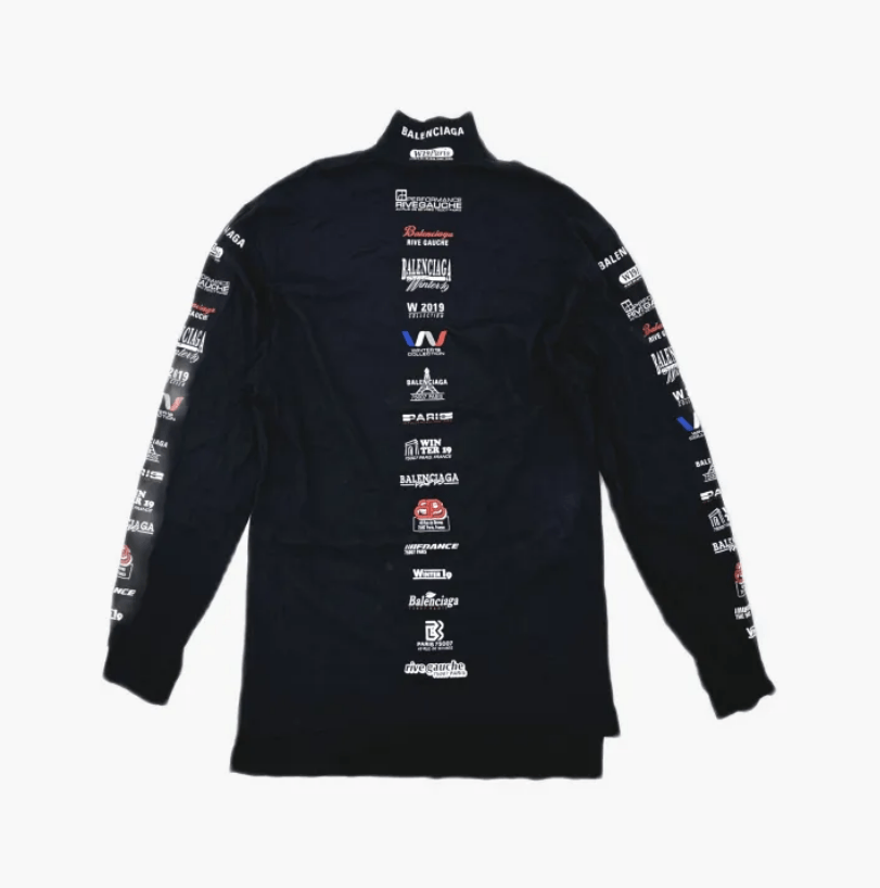 Balenciaga Balenciaga Oversized Long-Sleeve T-Shirt Size US S / EU 44-46 / 1 - 2 Thumbnail
