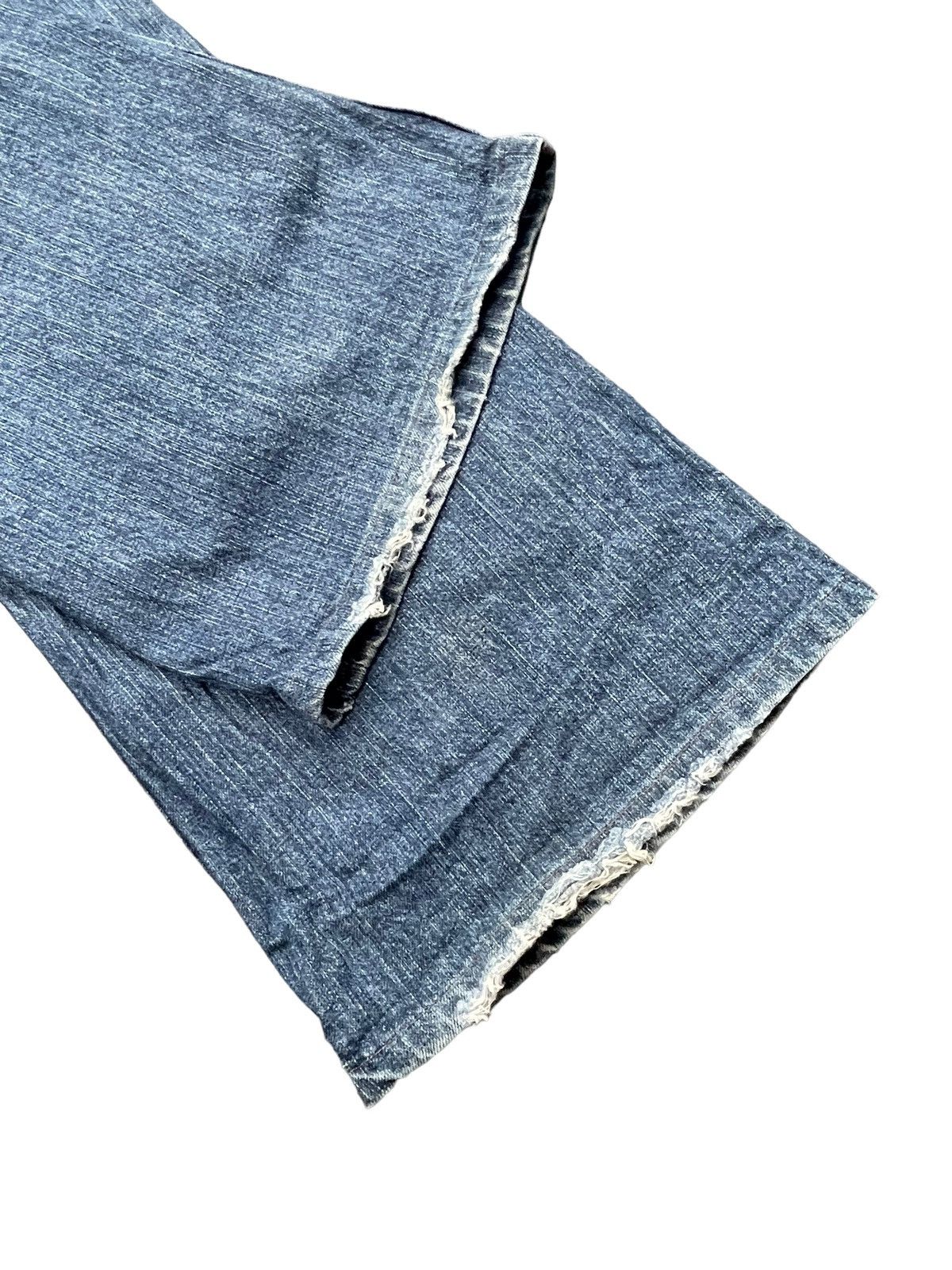 Levi's Vintage Flare Levis Redloop Faded & Distresed Denim Size 34" / US 12 / IT 48 - 9 Thumbnail