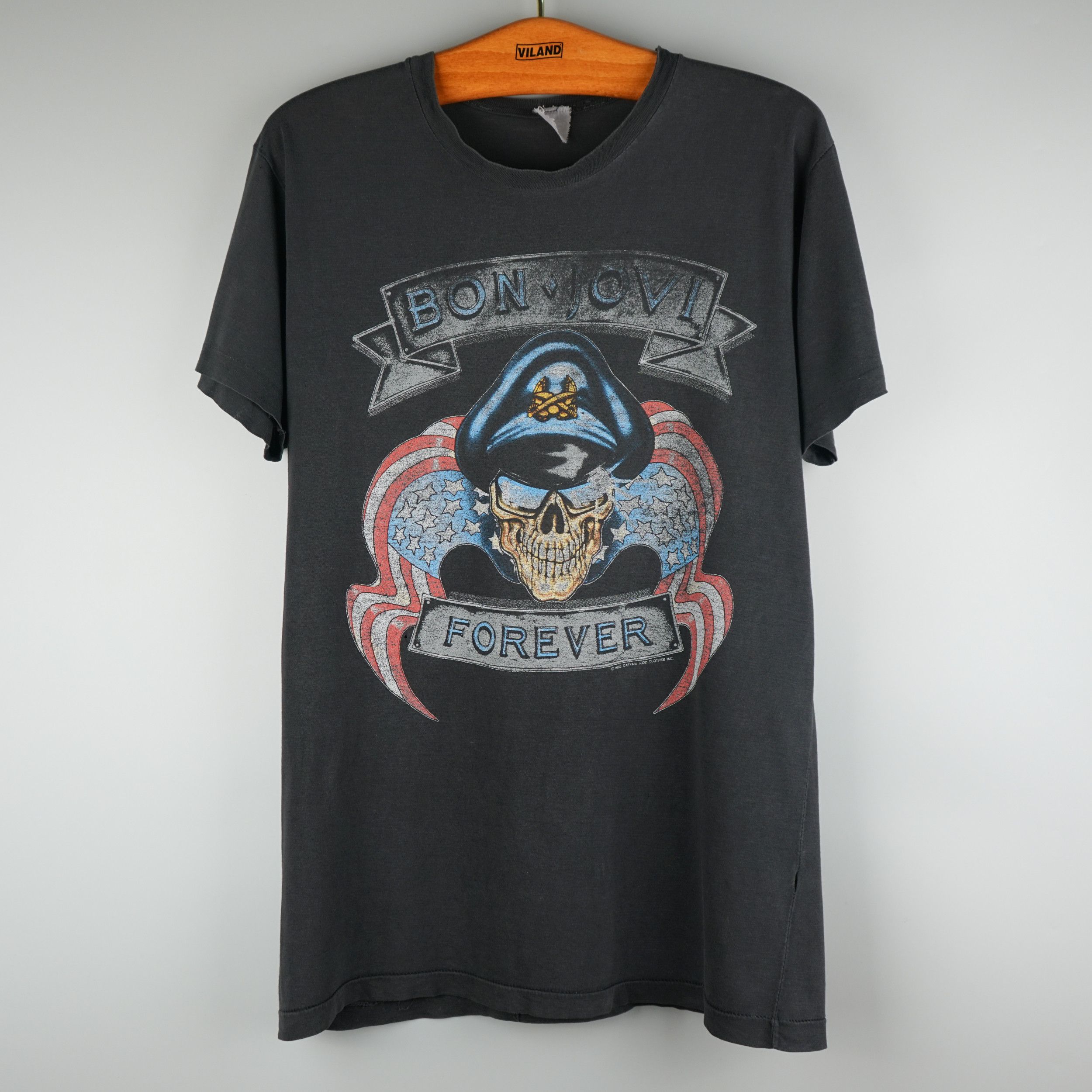 Band Tees × Vintage Vintage 1989 Bon Jovi Tour T-Shirt Size US L / EU 52-54 / 3 - 1 Thumbnail