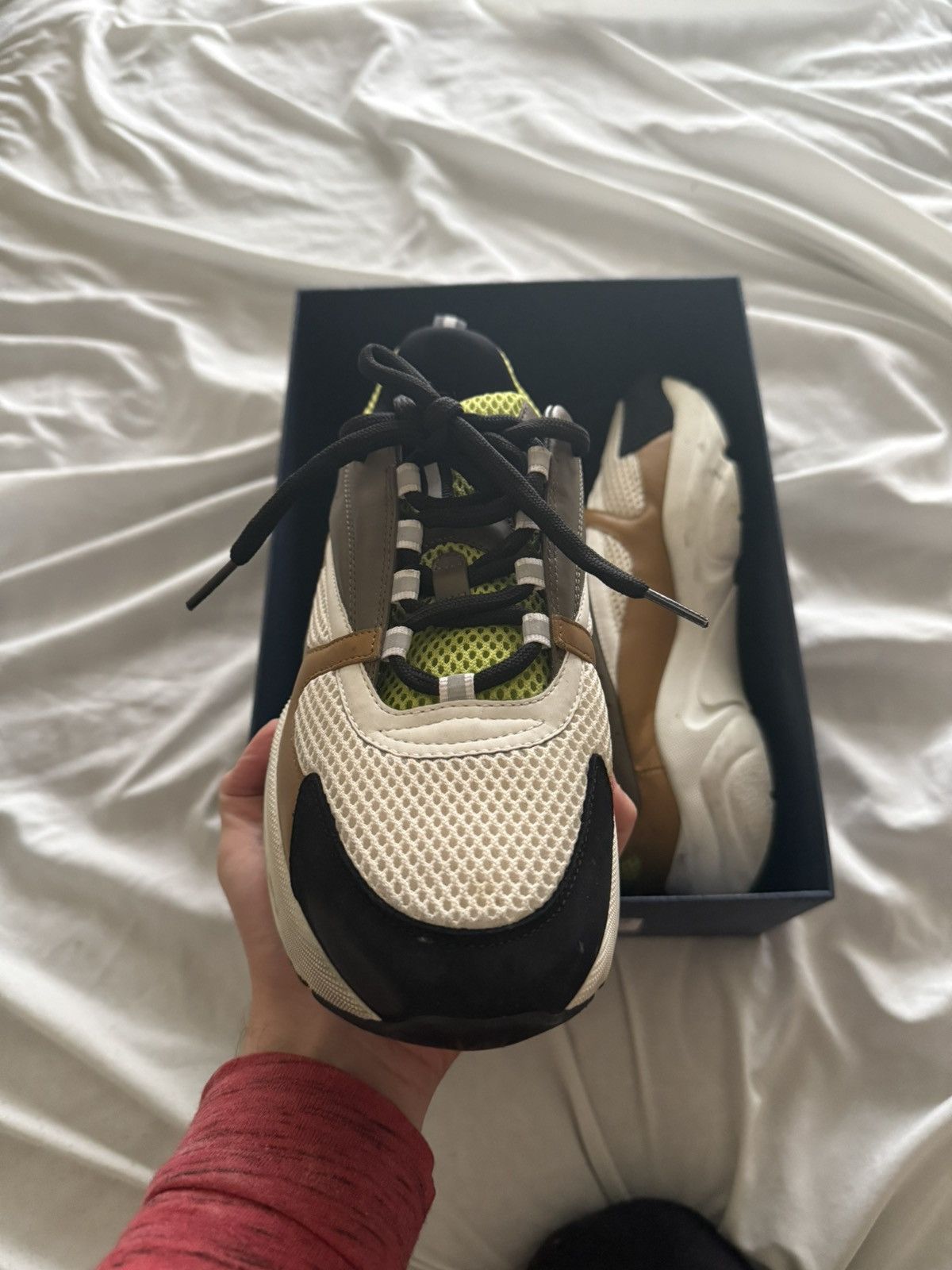 Dior Dior B22 Ebony Camel Green Size US 10 / EU 43 - 3 Thumbnail