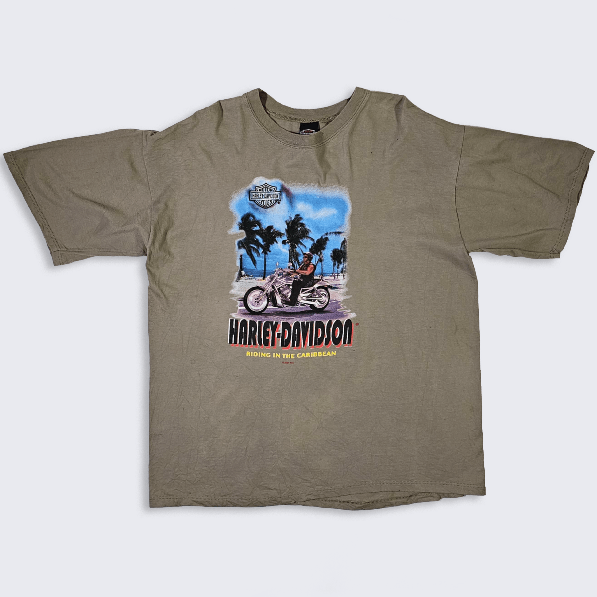 Harley Davidson Harley Davidson Vintage Y2K Virgin Islands T-Shirt Size US XL / EU 56 / 4 - 1 Thumbnail