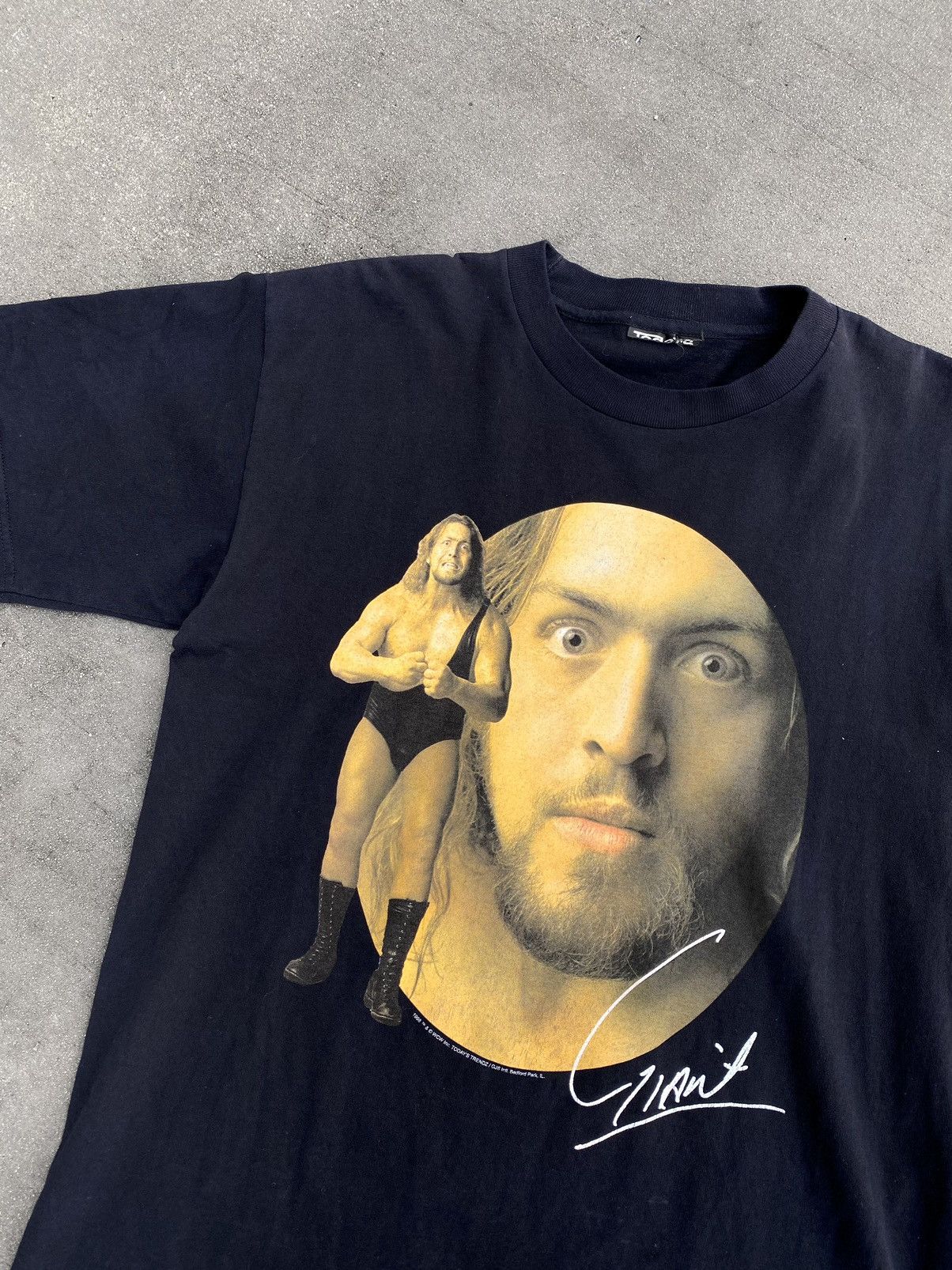 Giant × Vintage × WCW/nWo Vintage Big Show Giant Wcw/Nwo Today’s Trendz © 1998 Size US XL / EU 56 / 4 - 2 Thumbnail