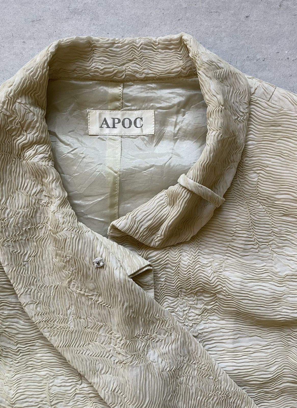 Issey Miyake APOC BY ISSEY MIYAKE PLEATED WOMEN'S JACKET Size M / US 6-8 / IT 42-44 - 5 Thumbnail