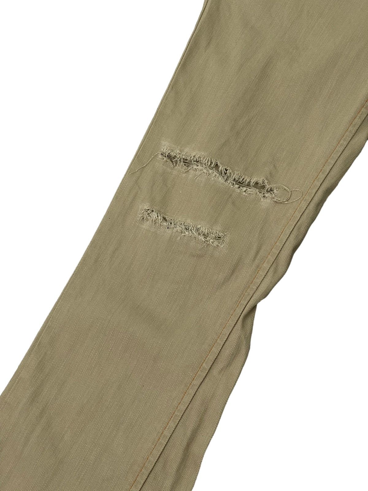 Japanese Brand Flare Jeans Edwin Japan Distress Boot Cut 7🟦6 Size US 32 / EU 48 - 6 Thumbnail