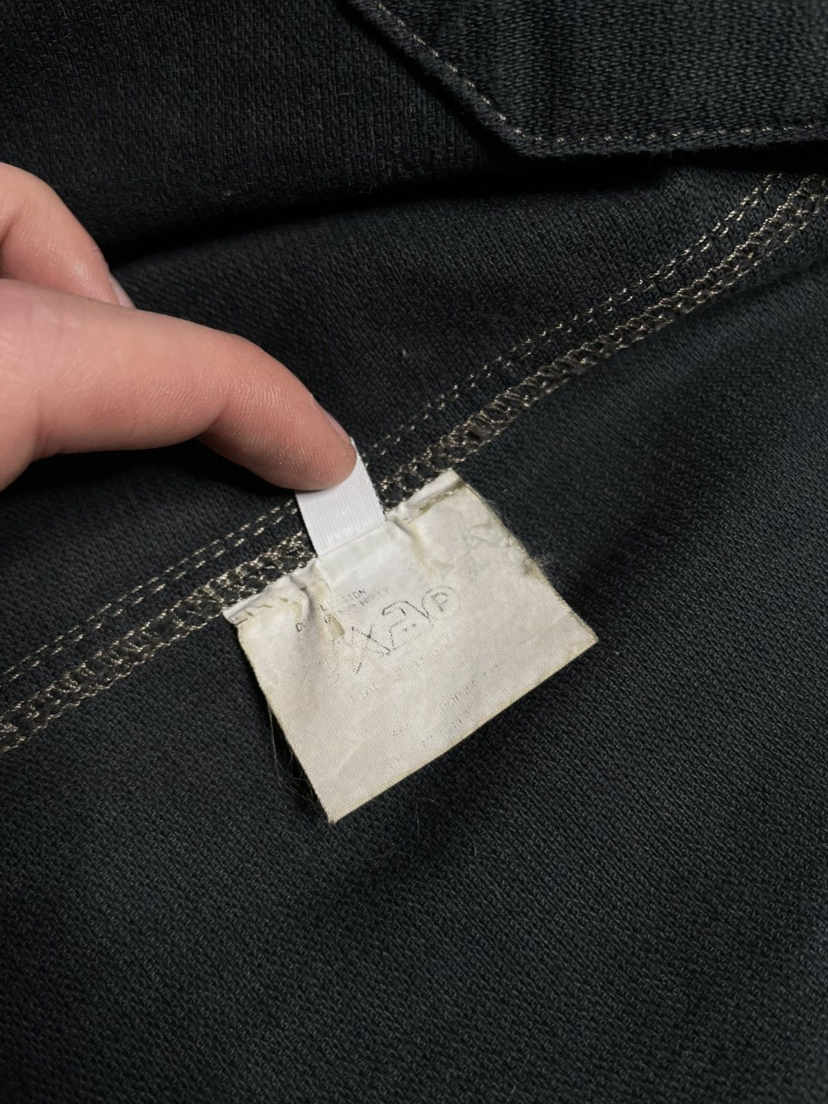 Maison Margiela Vintage 90s Maison Margiela Denim Canvas Coat Size S Size S / US 4 / IT 40 - 9 Thumbnail