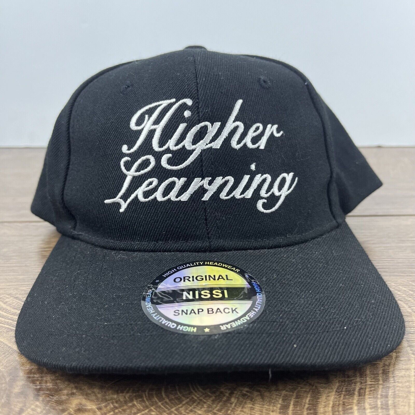 Other Higher Learning Hat Snapback Hat Black Hat Adjustable Black Size ONE SIZE - 5 Thumbnail