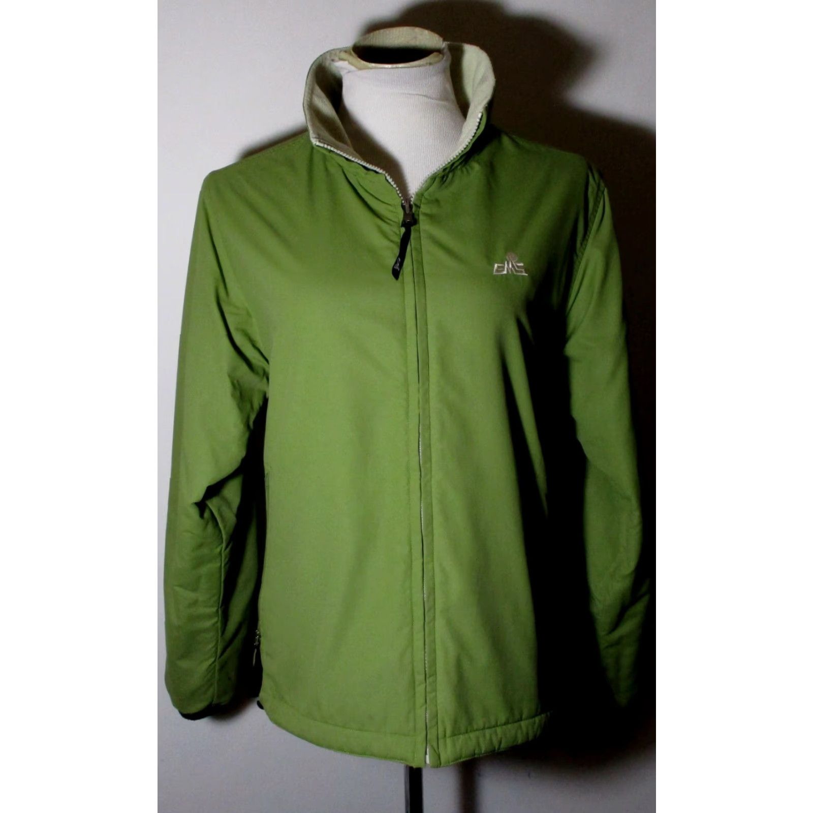 Eastern Mountain Sports EASTERN MOUNTAIN SPORTS Green Full Zip Reversible Jacket L Women Size L / US 10 / IT 46 - 4 Thumbnail