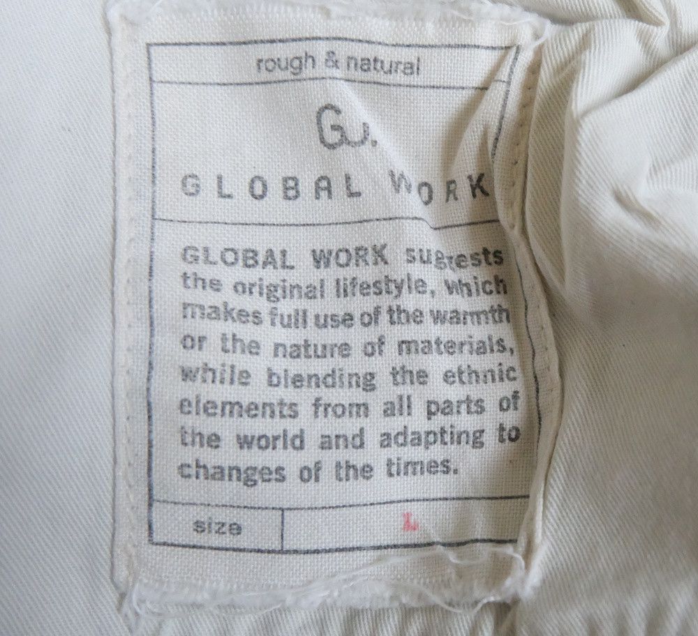 Global Work Global Work GM0801 Denim Black Straight Leg USA Cotton Size US 31 - 2 Thumbnail