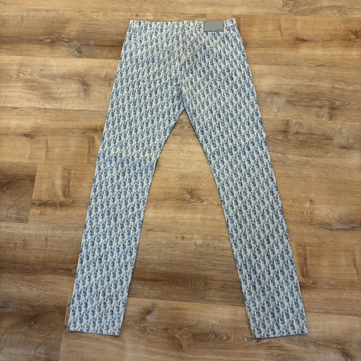 Dior Dior Blue Oblique Logo Denim Jeans Size 32 Size US 32 / EU 48 - 2 Thumbnail
