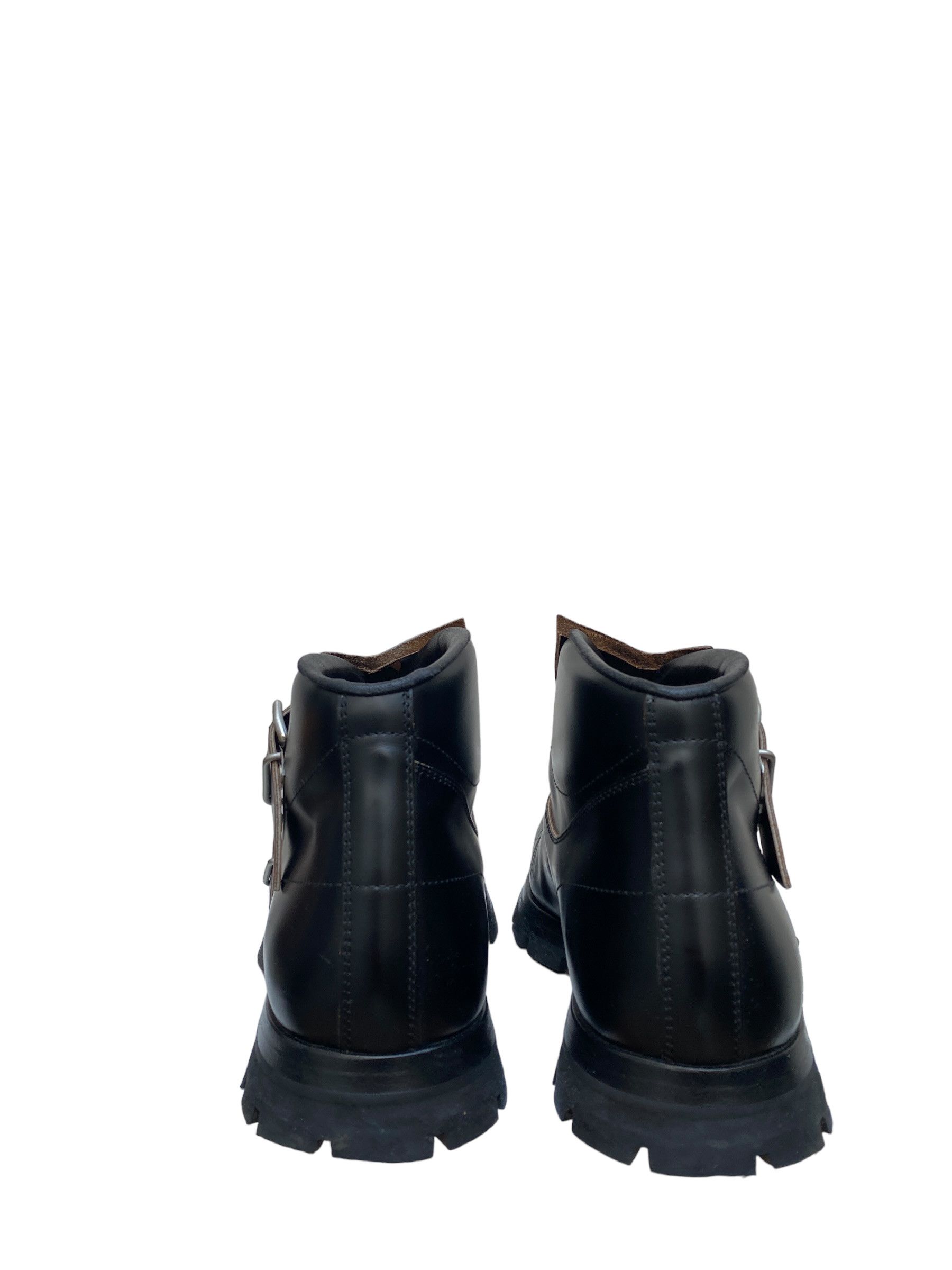 Jil Sander FW 2020 Black Leather Double Buckle Boots Size US 9 / EU 42 - 10 Thumbnail