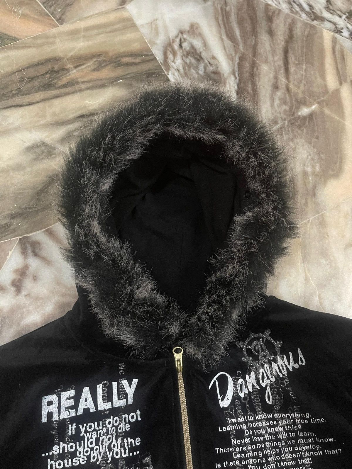 Hysteric Glamour Beaumont Carr Velvet Fur Hoodie Size US L / EU 52-54 / 3 - 4 Thumbnail