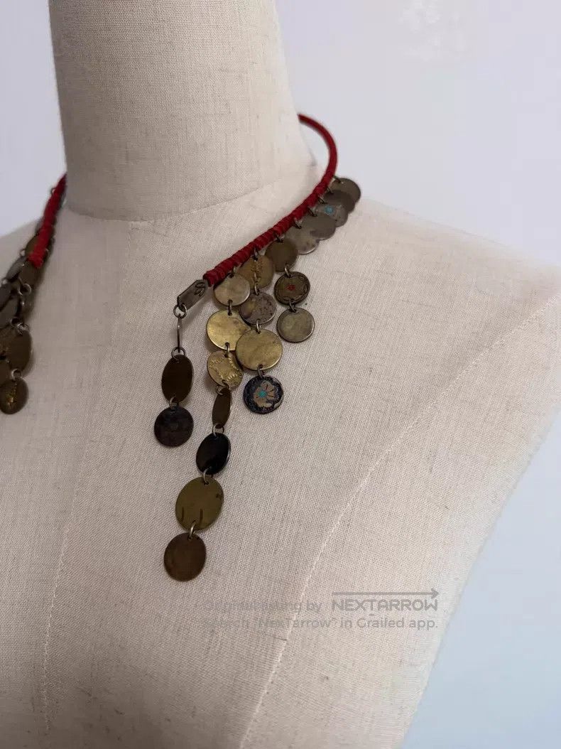 Kapital Kapital Copper Plate Necklace, Headband Size ONE SIZE - 3 Thumbnail